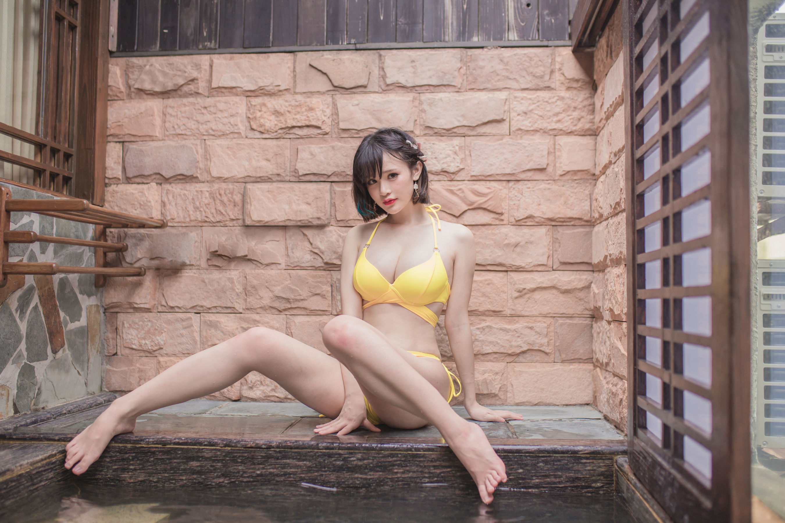 [萝莉COS] Yoko宅夏《妹汤物语(泳装)》 Cosplay-第9张