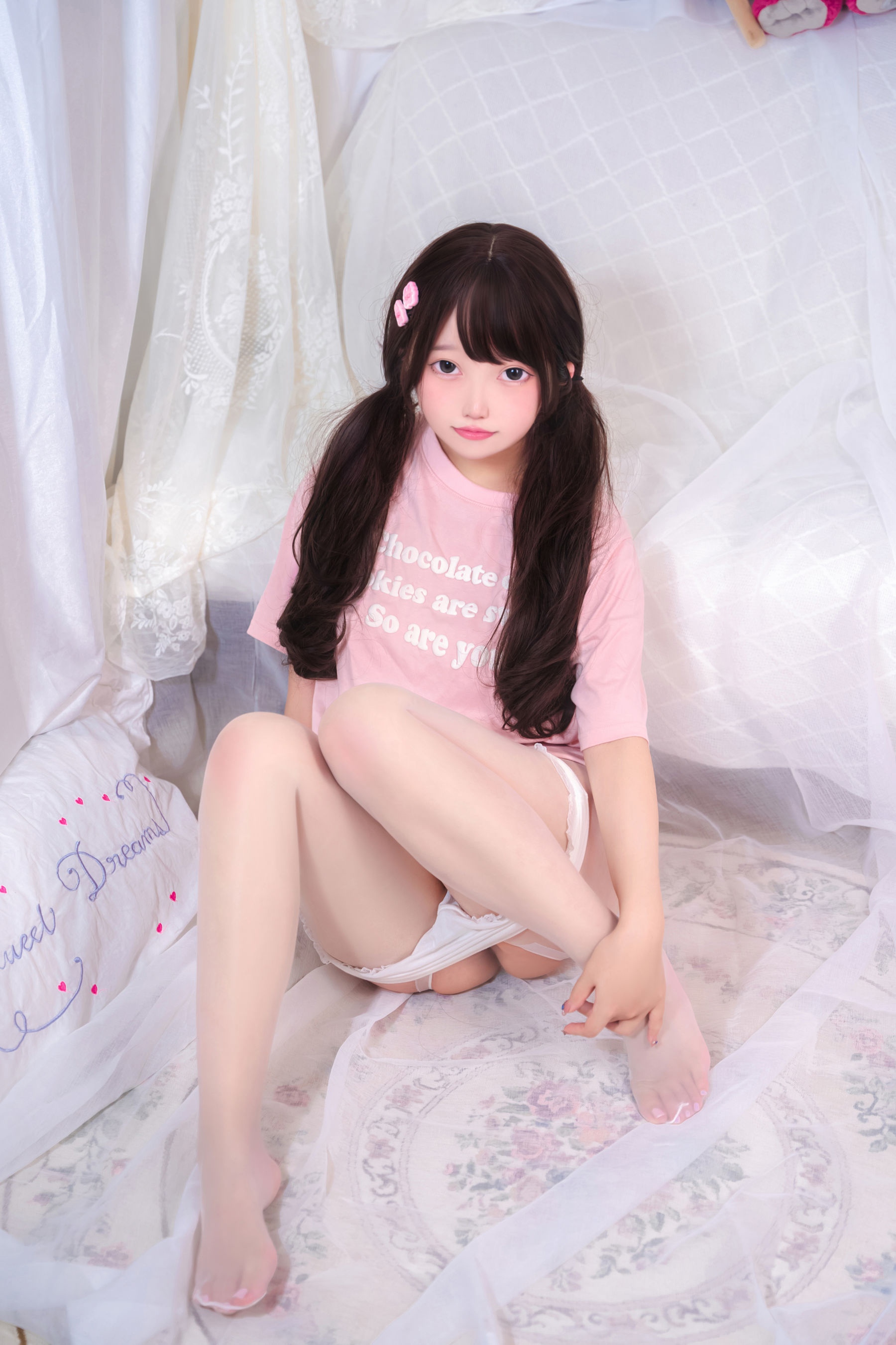 eloise软软 – 乖乖的白丝 Cosplay-第24张