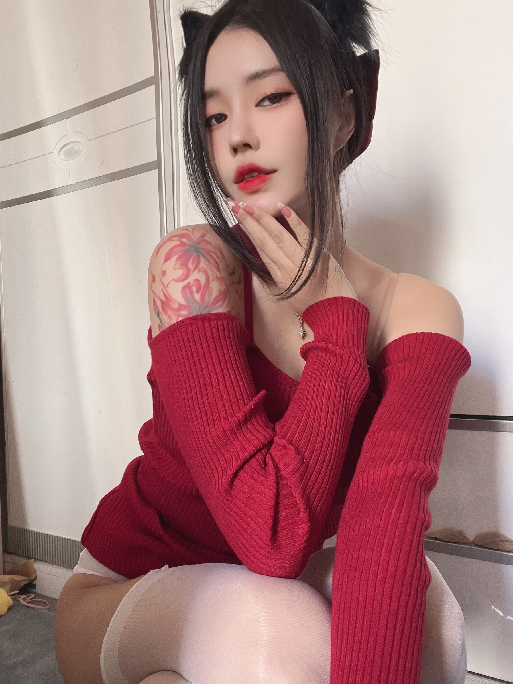 微博妹子 汐 – 圣诞特辑 Cosplay-第2张