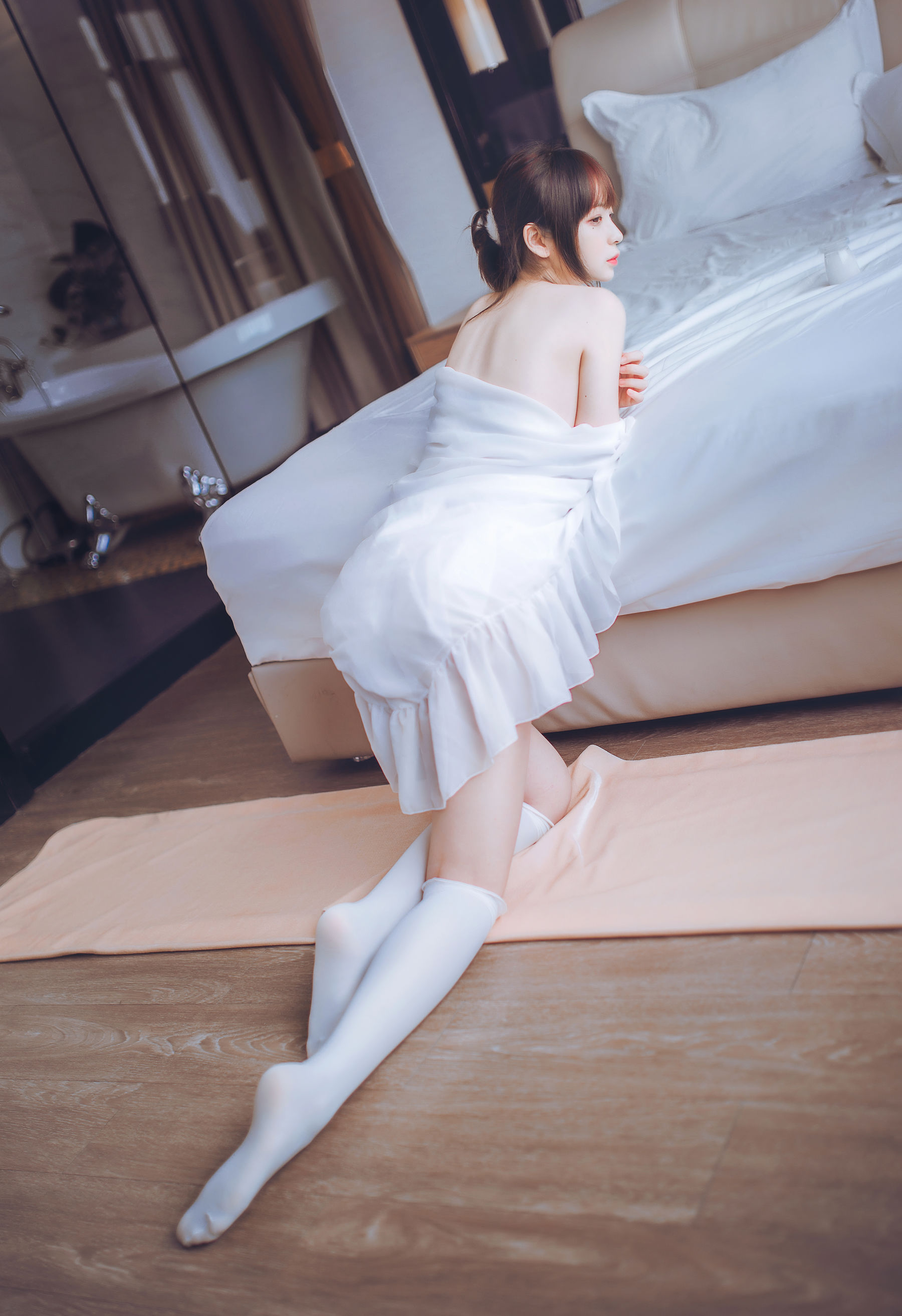 疯猫ss《睡衣与浴室的水手服》 Cosplay-第37张