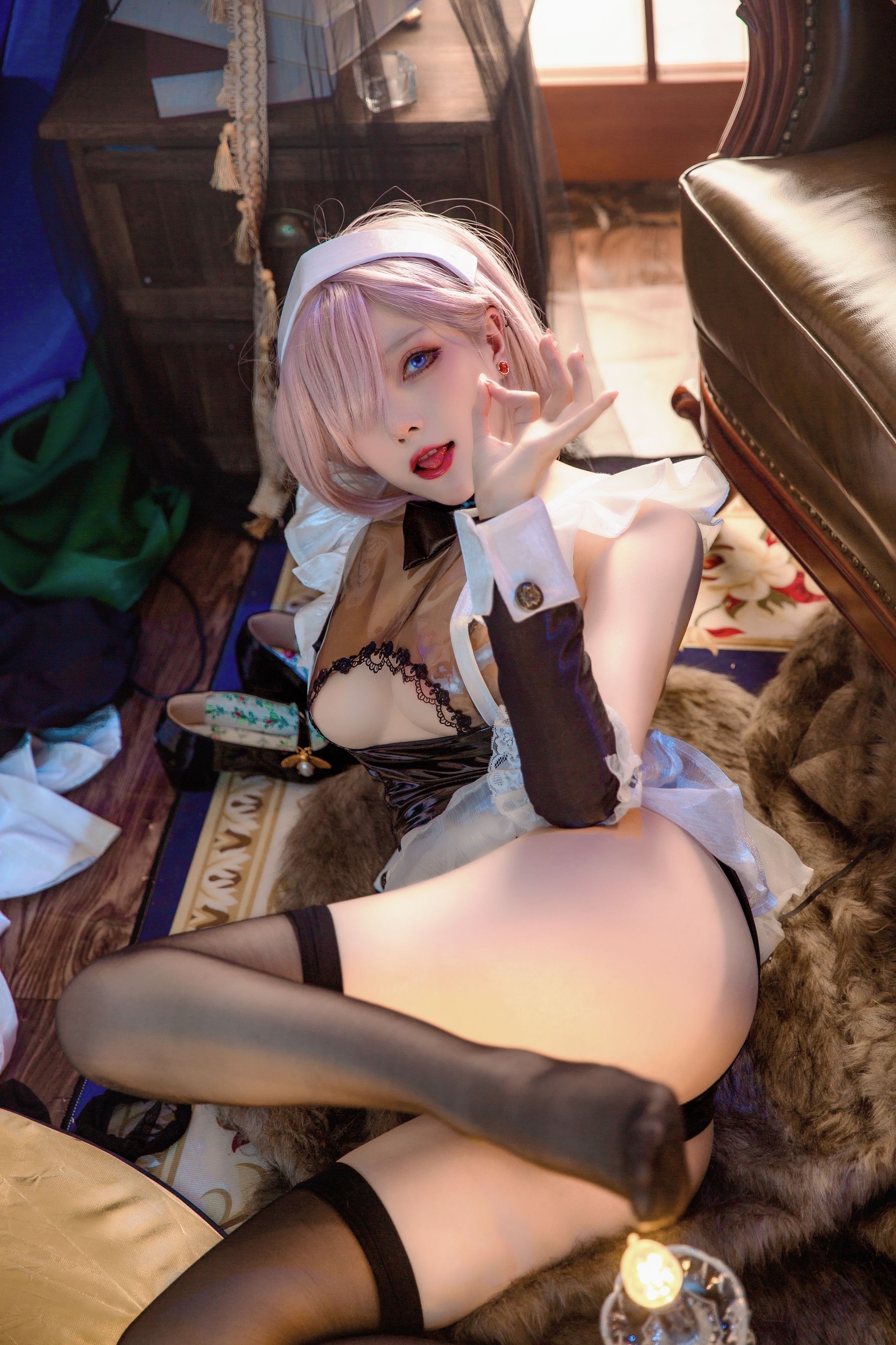 起司块wii – 宫本武藏 女仆 Cosplay-第4张