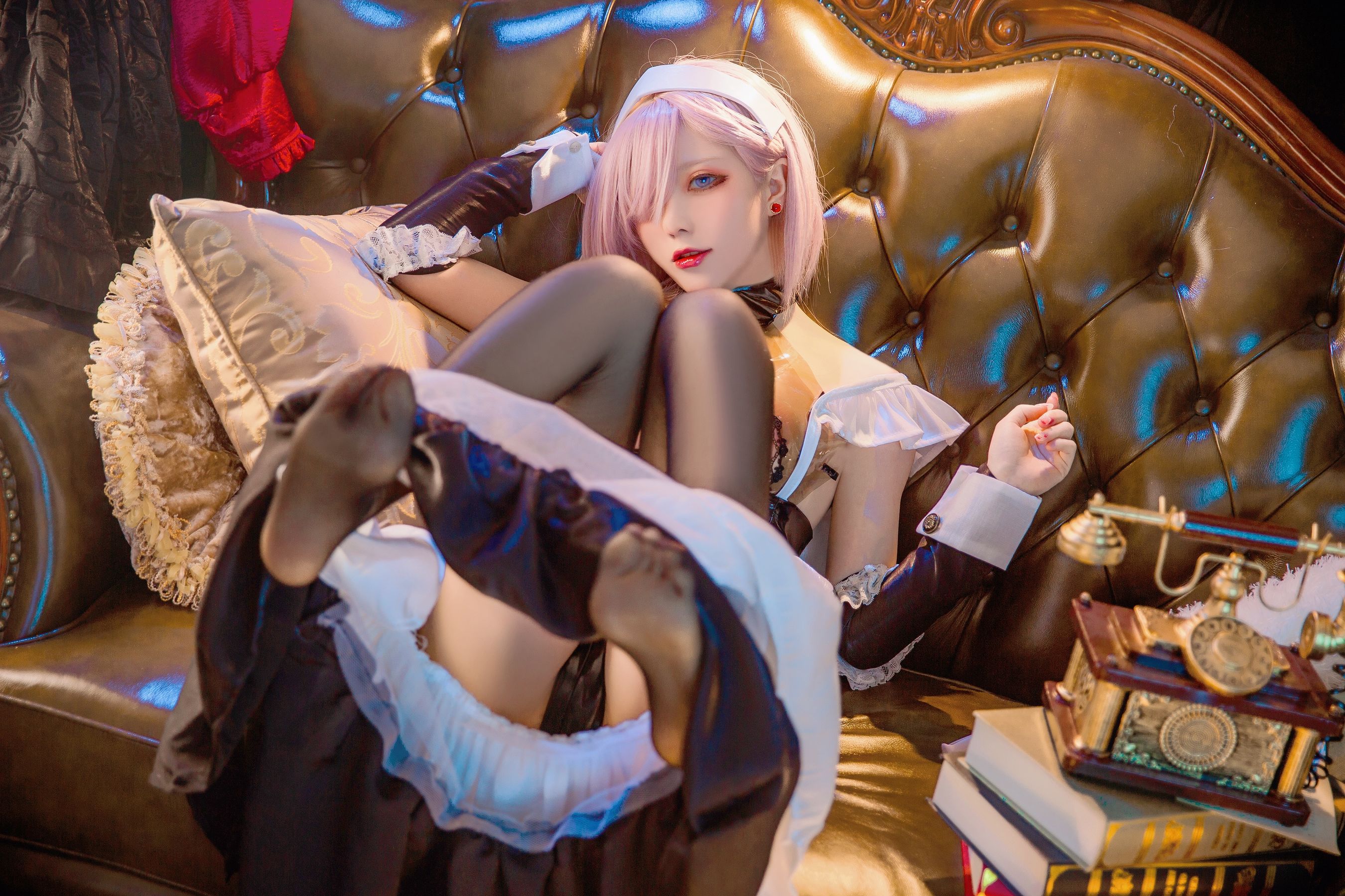 起司块wii – 宫本武藏 女仆 Cosplay-第48张