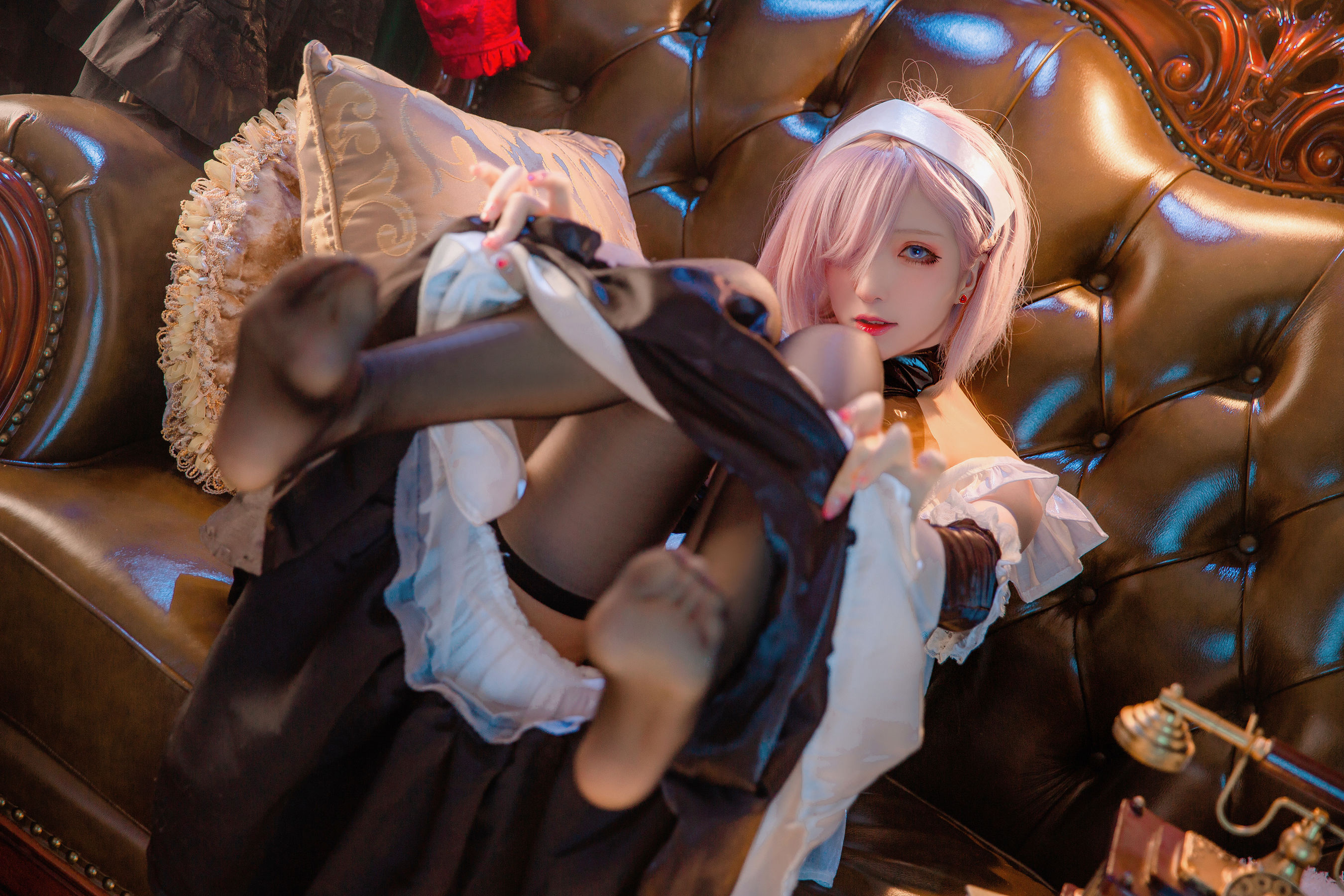 起司块wii – 宫本武藏 女仆 Cosplay-第7张