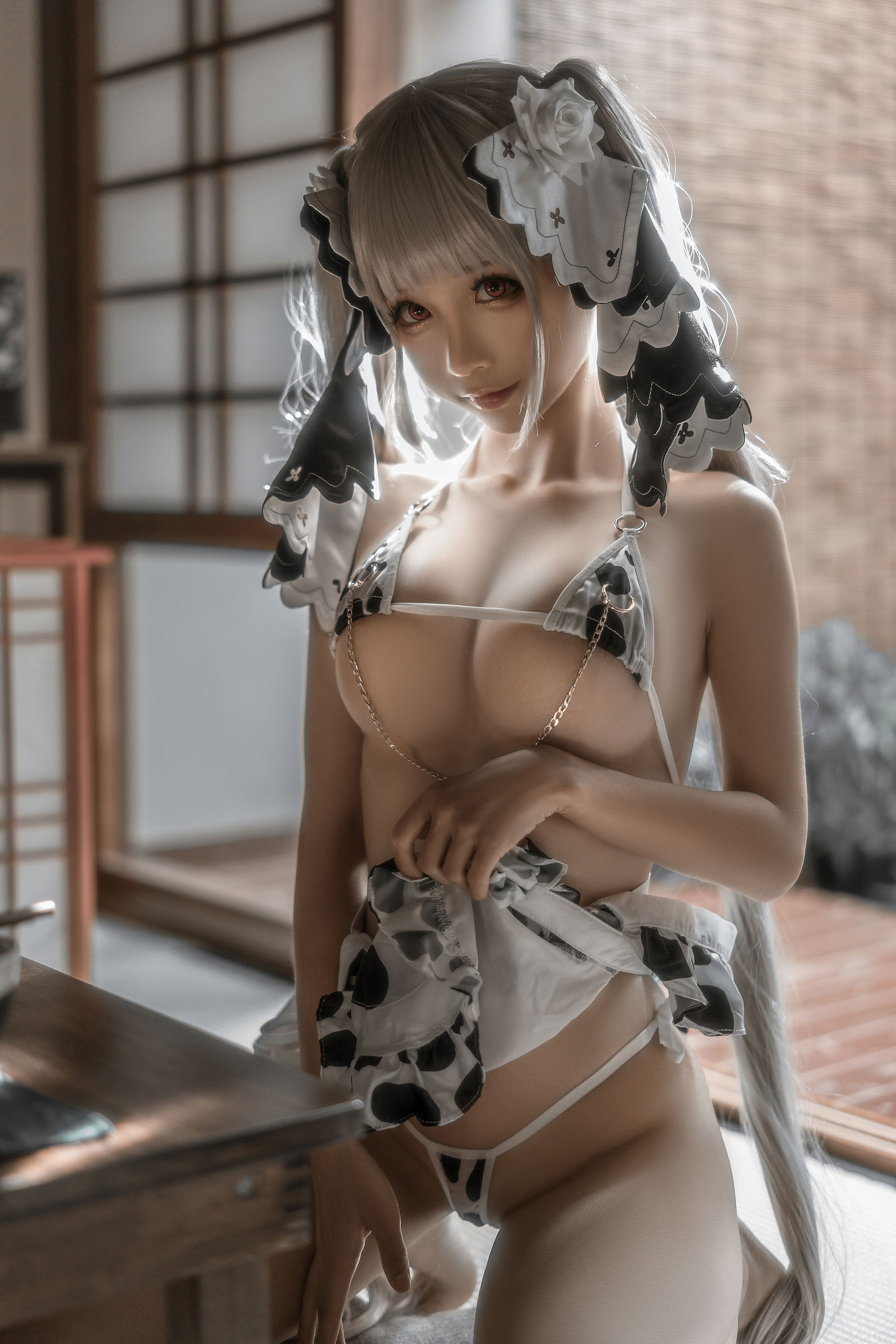 动漫博主蠢沫沫 – 可畏婚纱绅士版 Cosplay-第8张