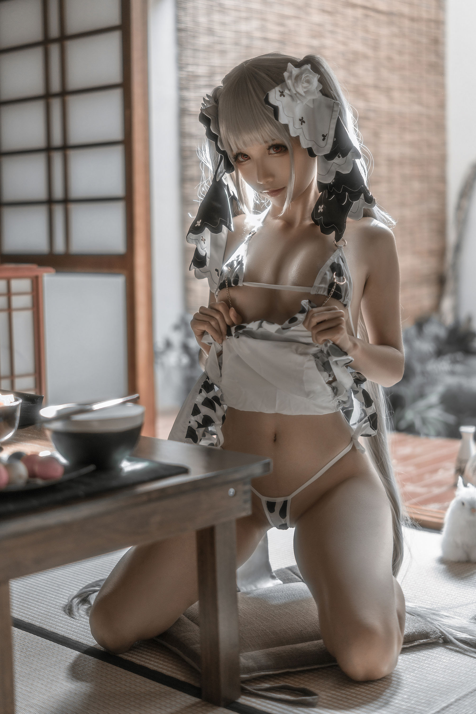 动漫博主蠢沫沫 – 可畏婚纱绅士版 Cosplay-第9张