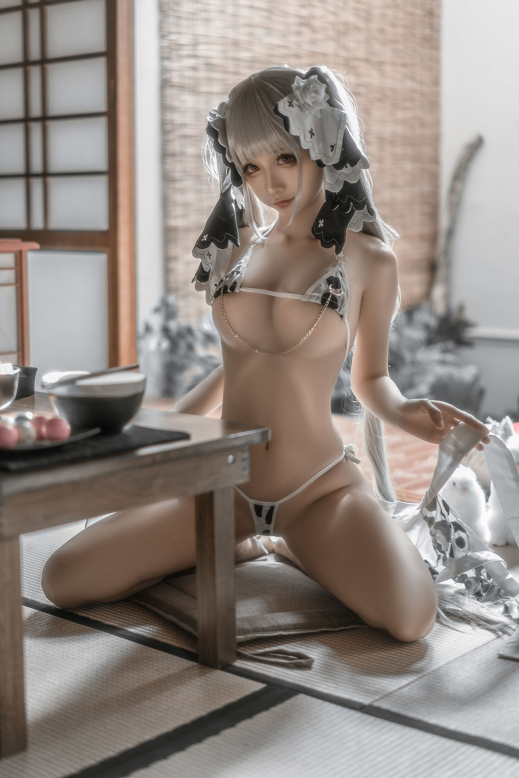 动漫博主蠢沫沫 – 可畏婚纱绅士版 Cosplay-第10张