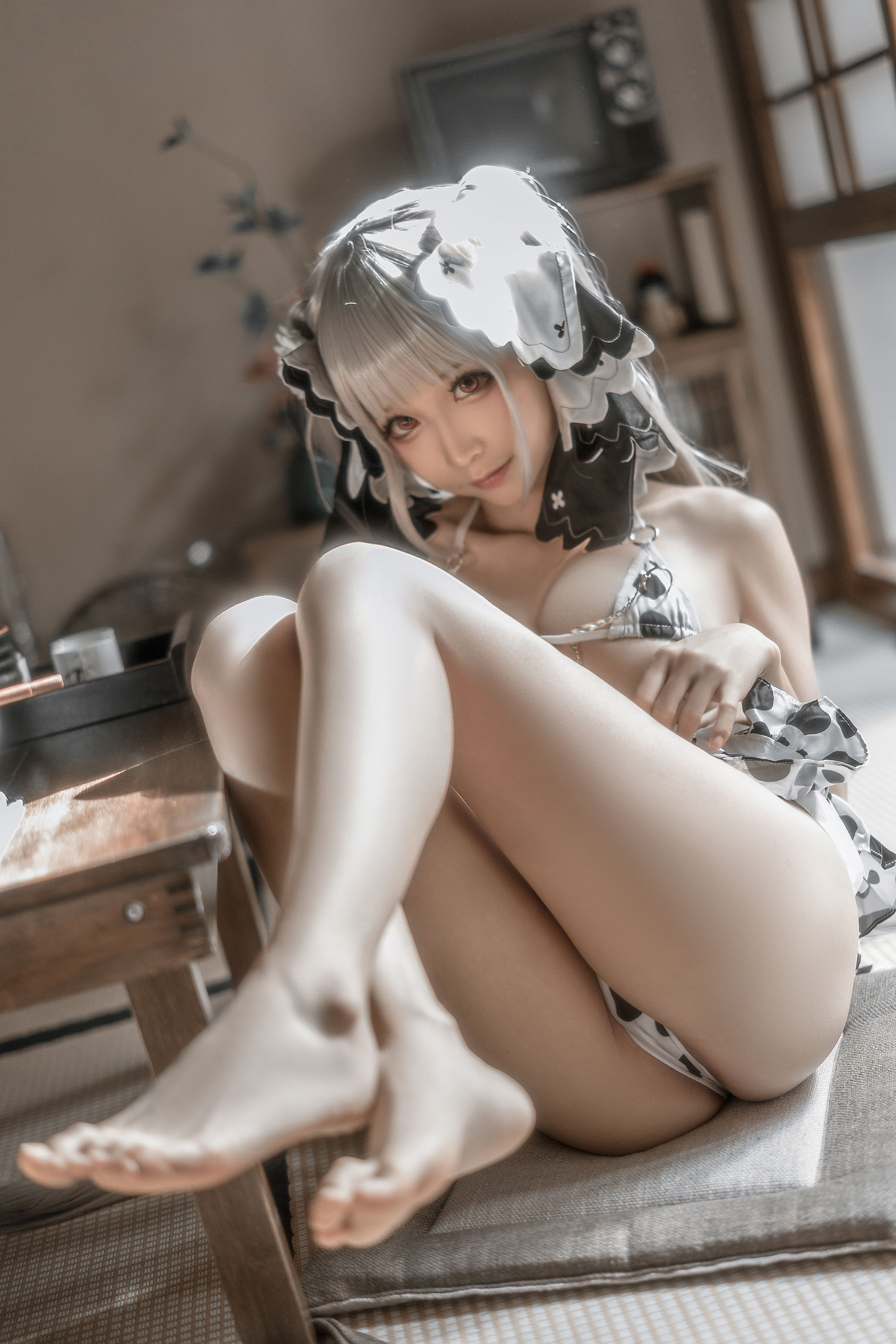 动漫博主蠢沫沫 – 可畏婚纱绅士版 Cosplay-第42张