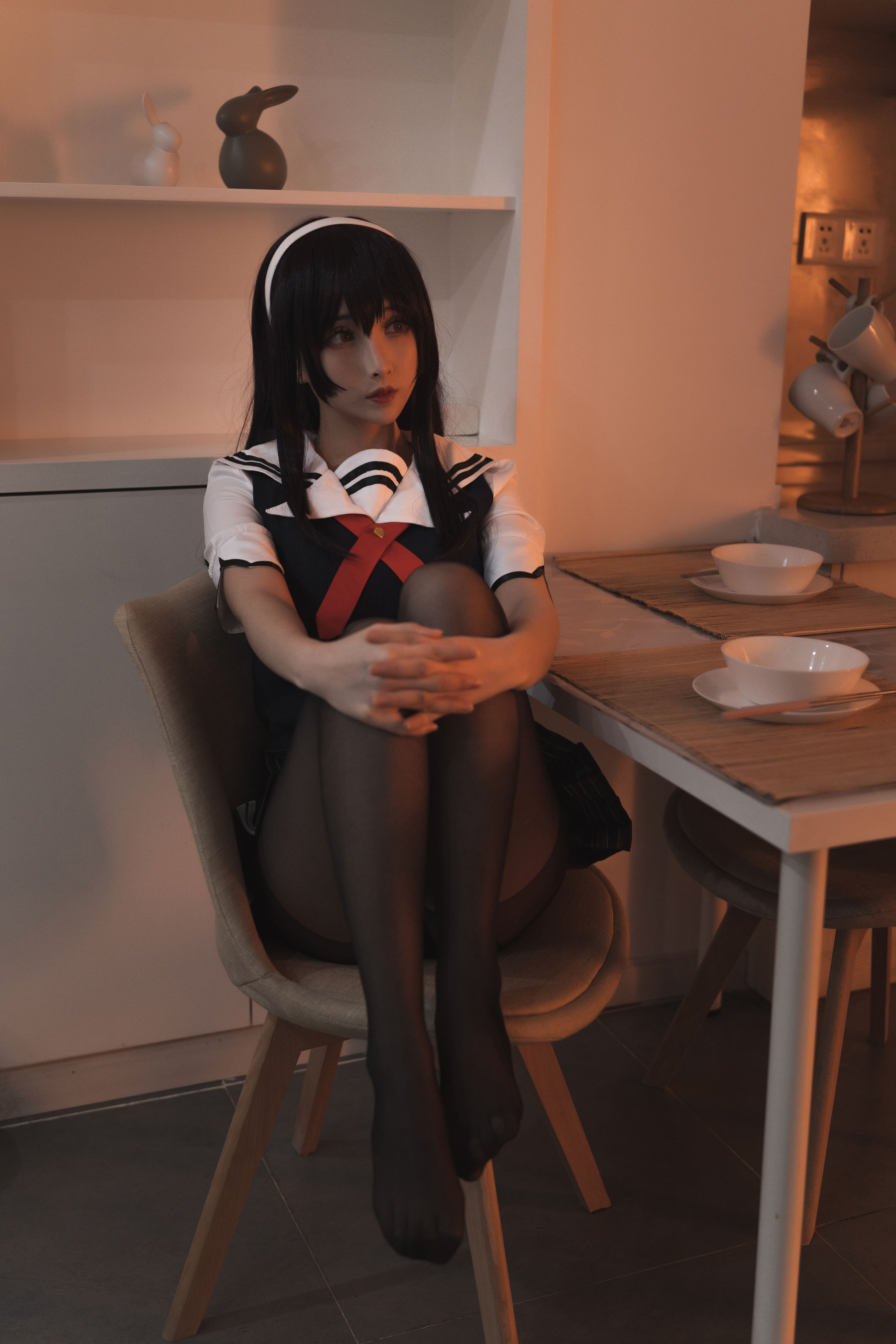 COS福利rioko凉凉子 路人女主的养成方法 Cosplay-第8张