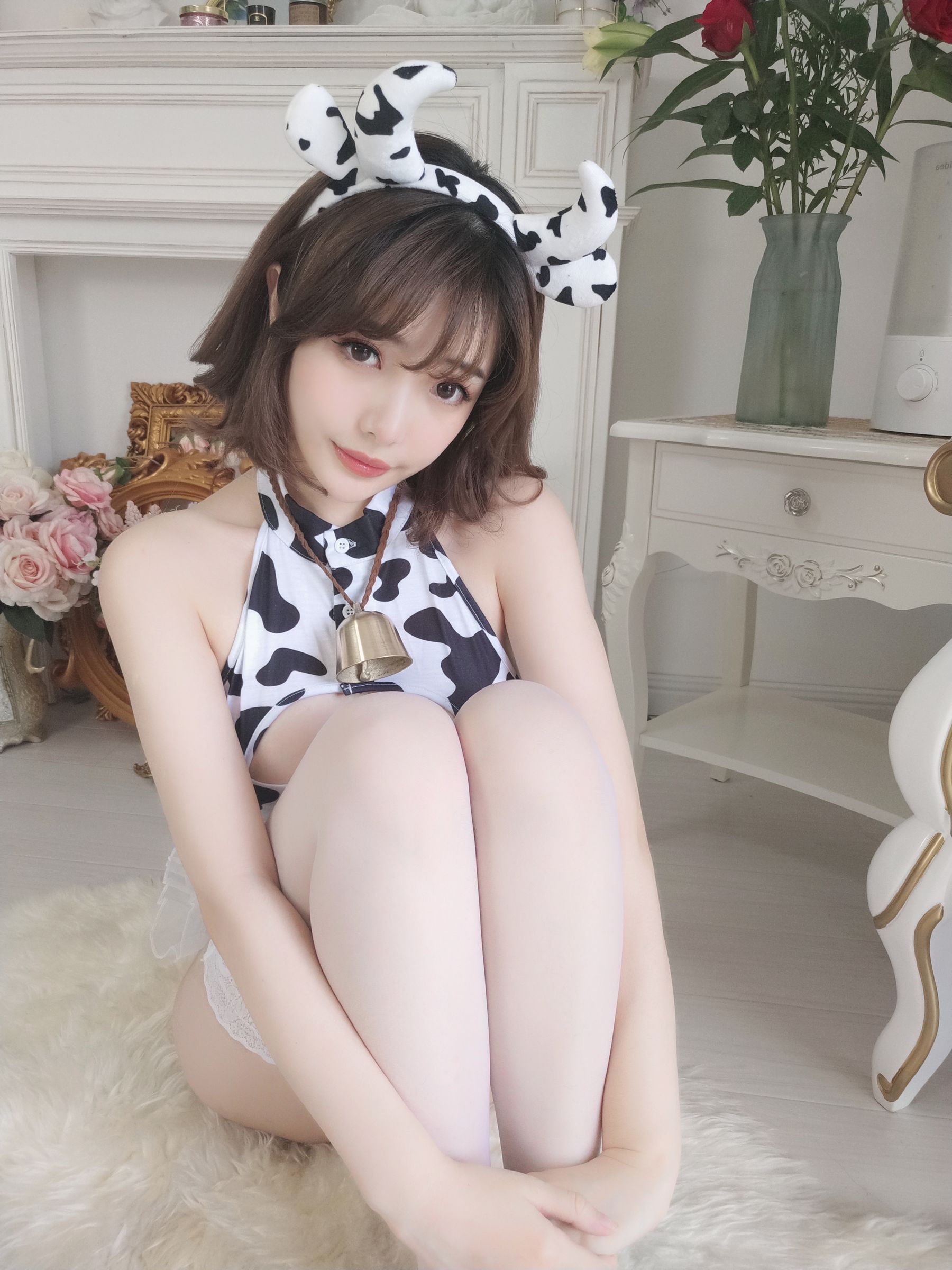 动漫博主雯妹 – 奶牛 Cosplay-第3张