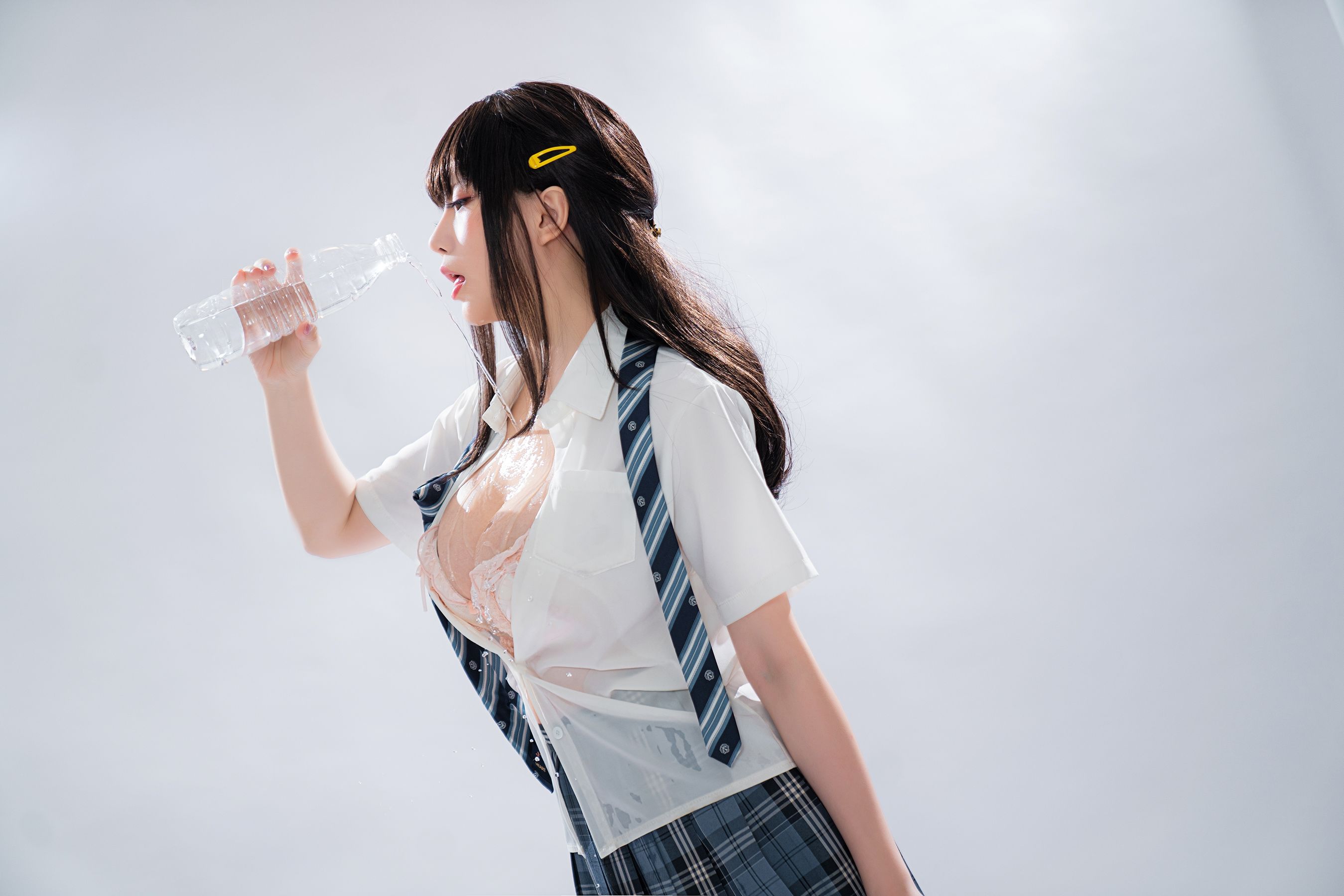 Coser小姐姐星之迟迟 – 滴水JK Cosplay-第32张