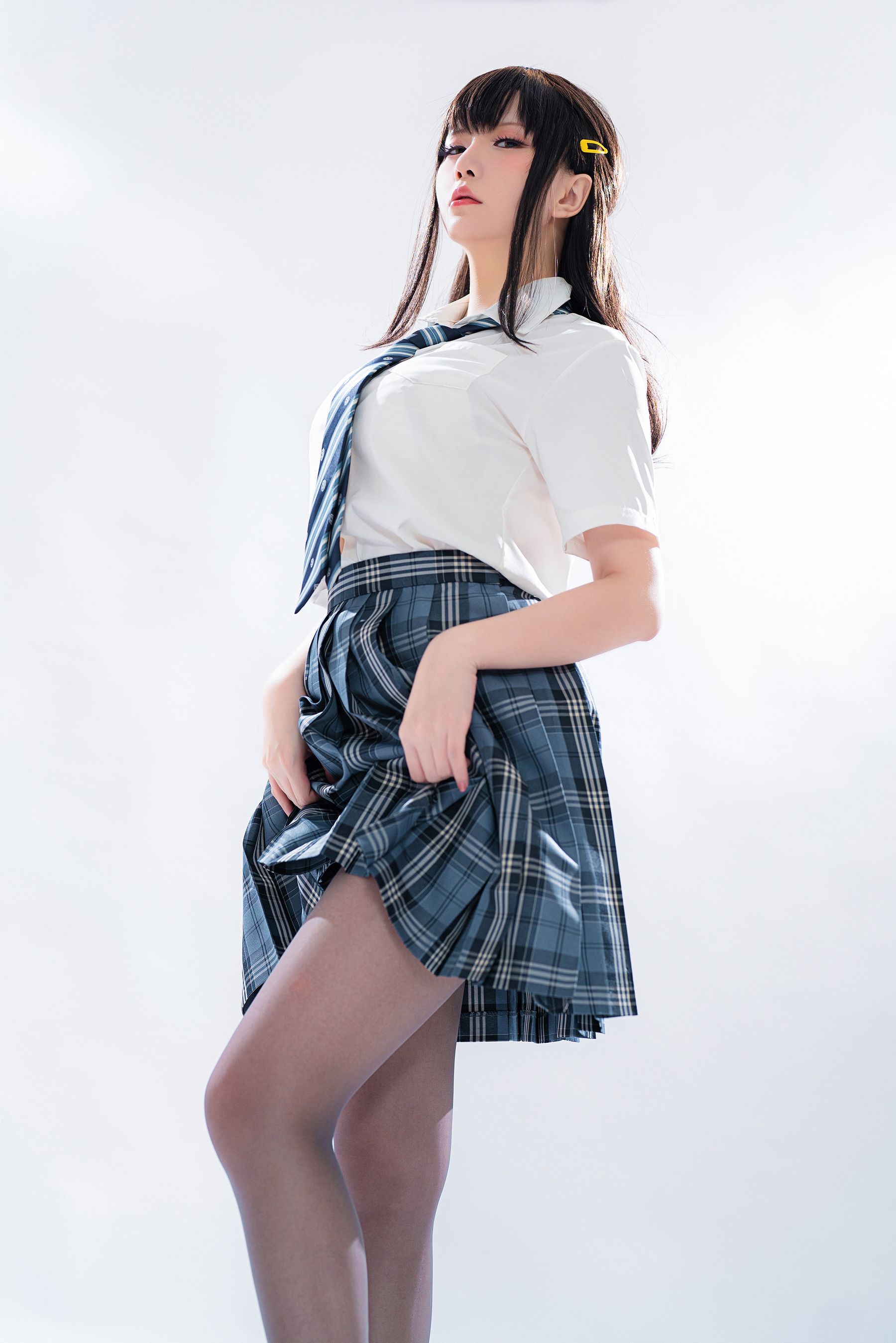 Coser小姐姐星之迟迟 – 滴水JK Cosplay-第13张