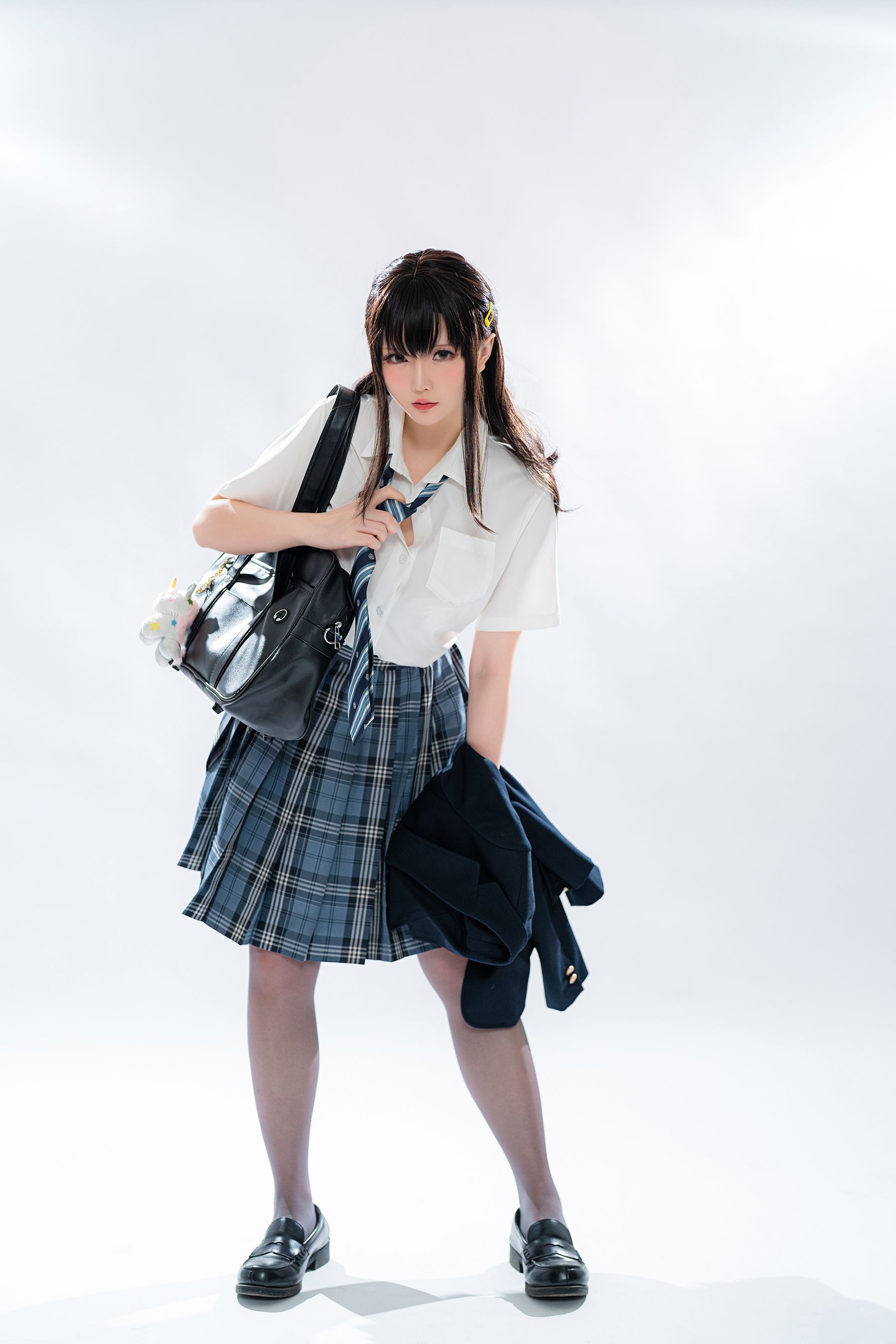 Coser小姐姐星之迟迟 – 滴水JK Cosplay-第85张