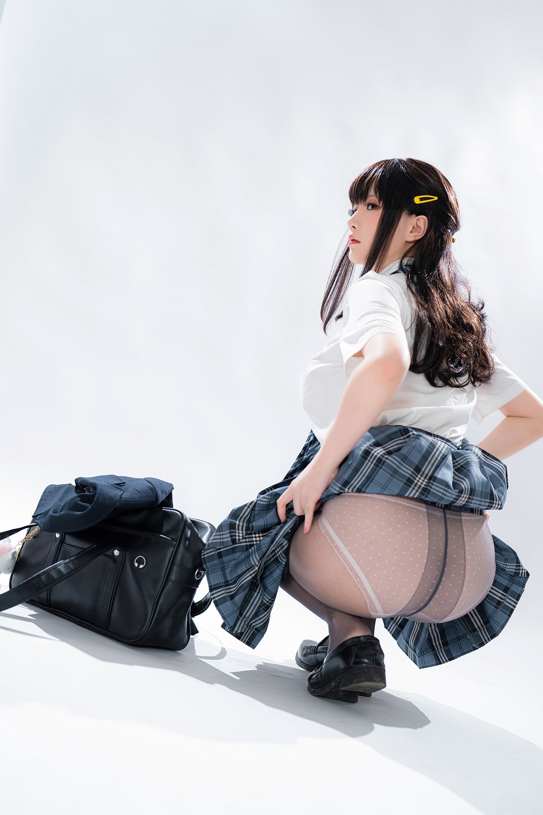 Coser小姐姐星之迟迟 – 滴水JK Cosplay-第3张