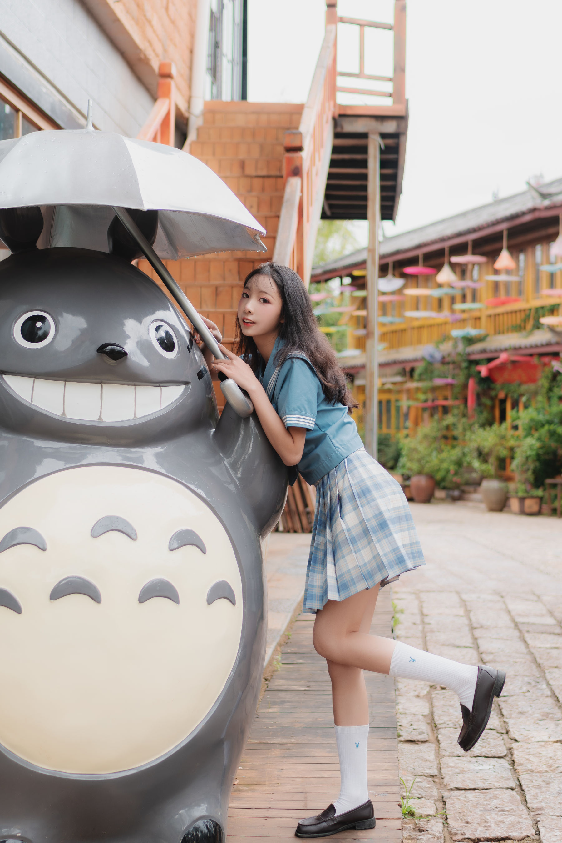 清纯妹子西瓜 丽江写真JK户外 Cosplay-第41张
