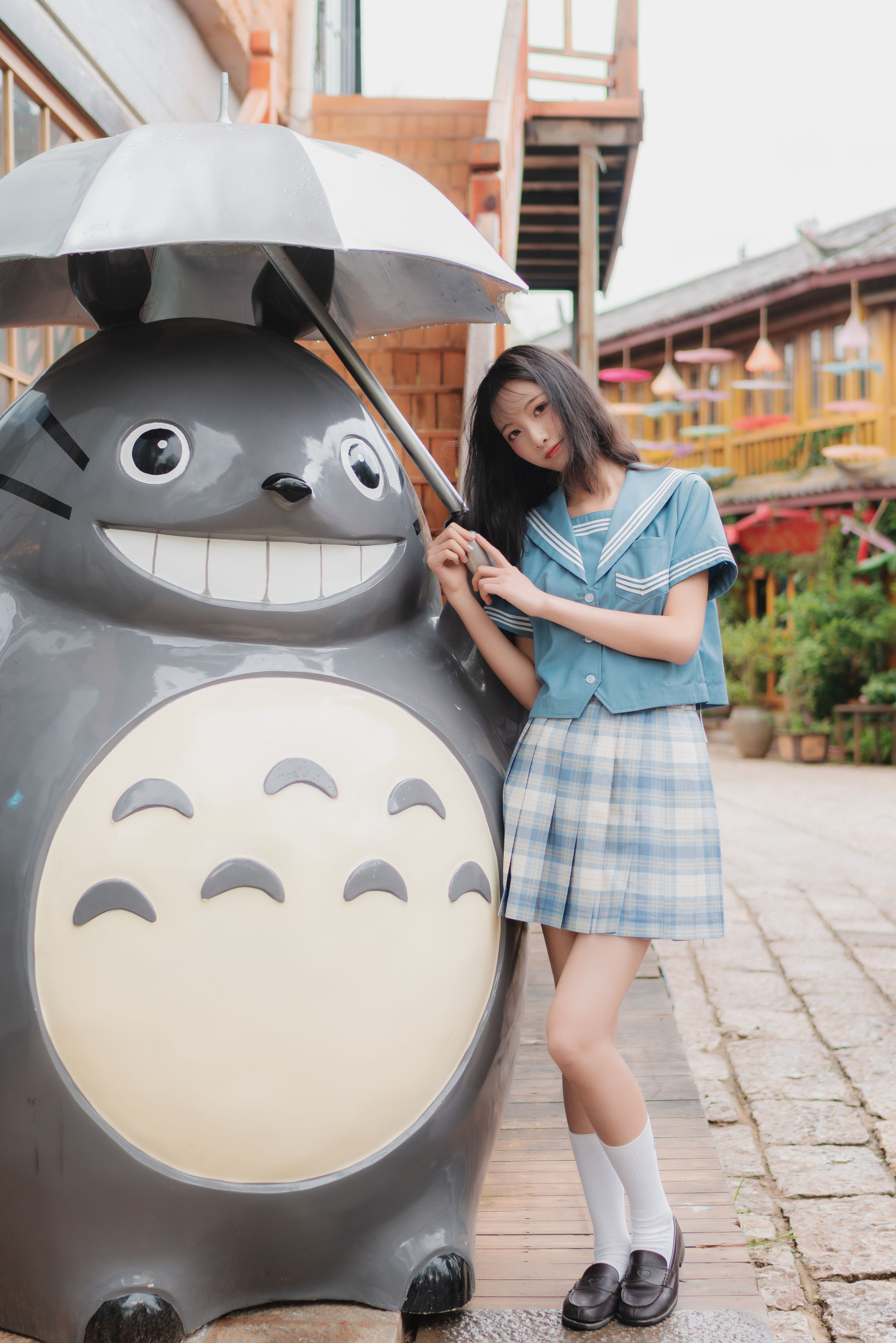 清纯妹子西瓜 丽江写真JK户外 Cosplay-第42张