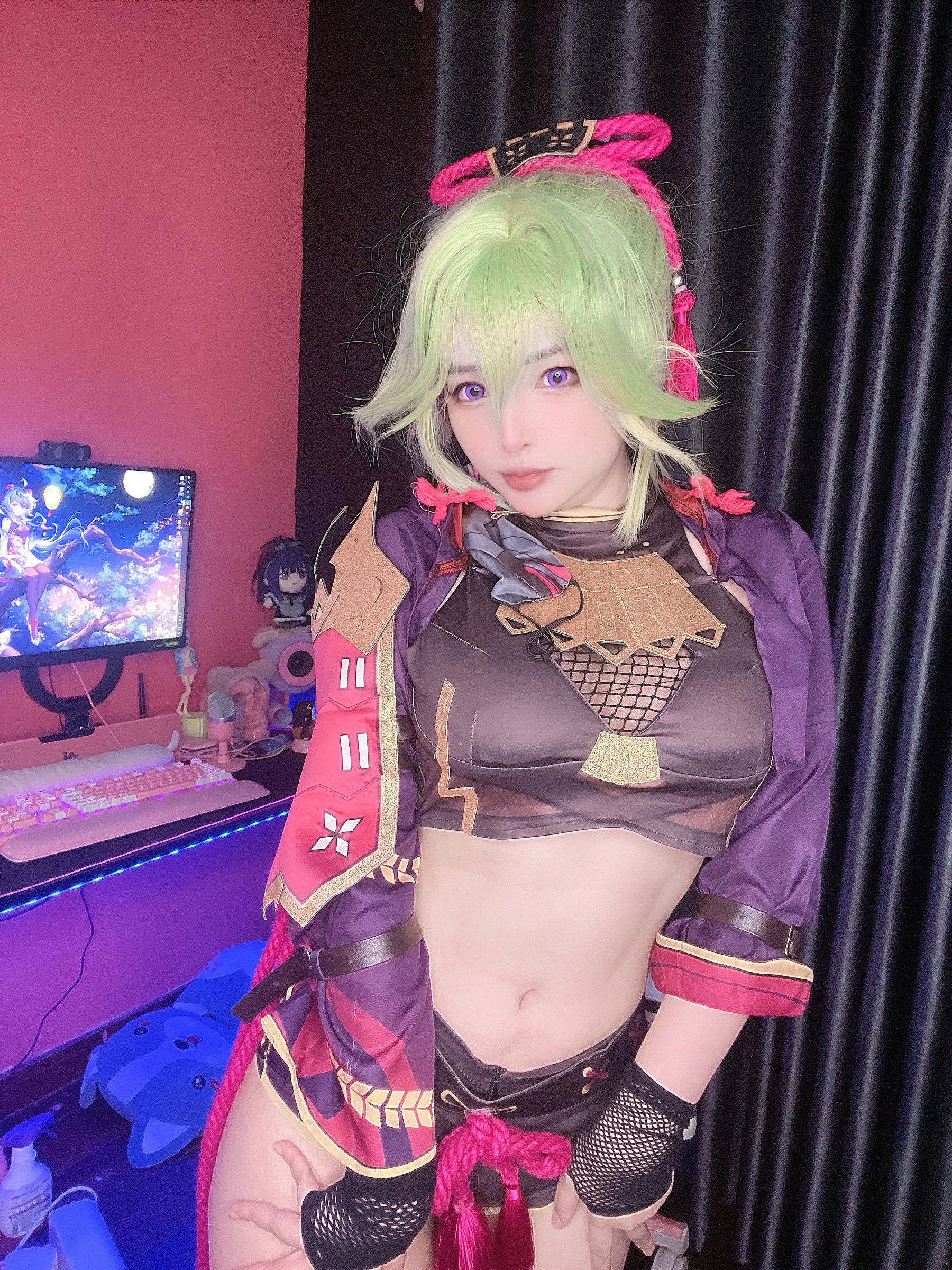 MiMiChan – Kuki Shinobu Cosplay-第3张