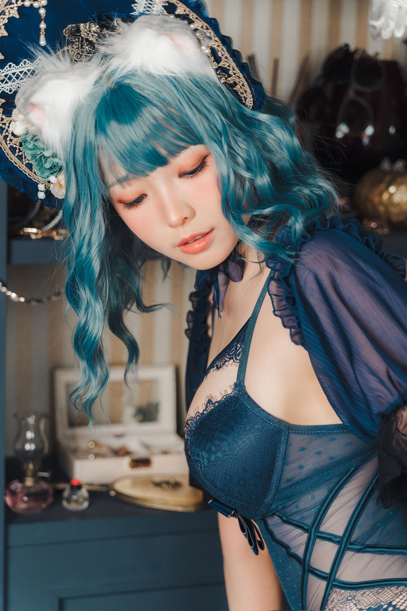 Ely_eee(ElyEE子) – Scottish Fold Cat Doll 摺耳貓少女人形 Cosplay-第3张