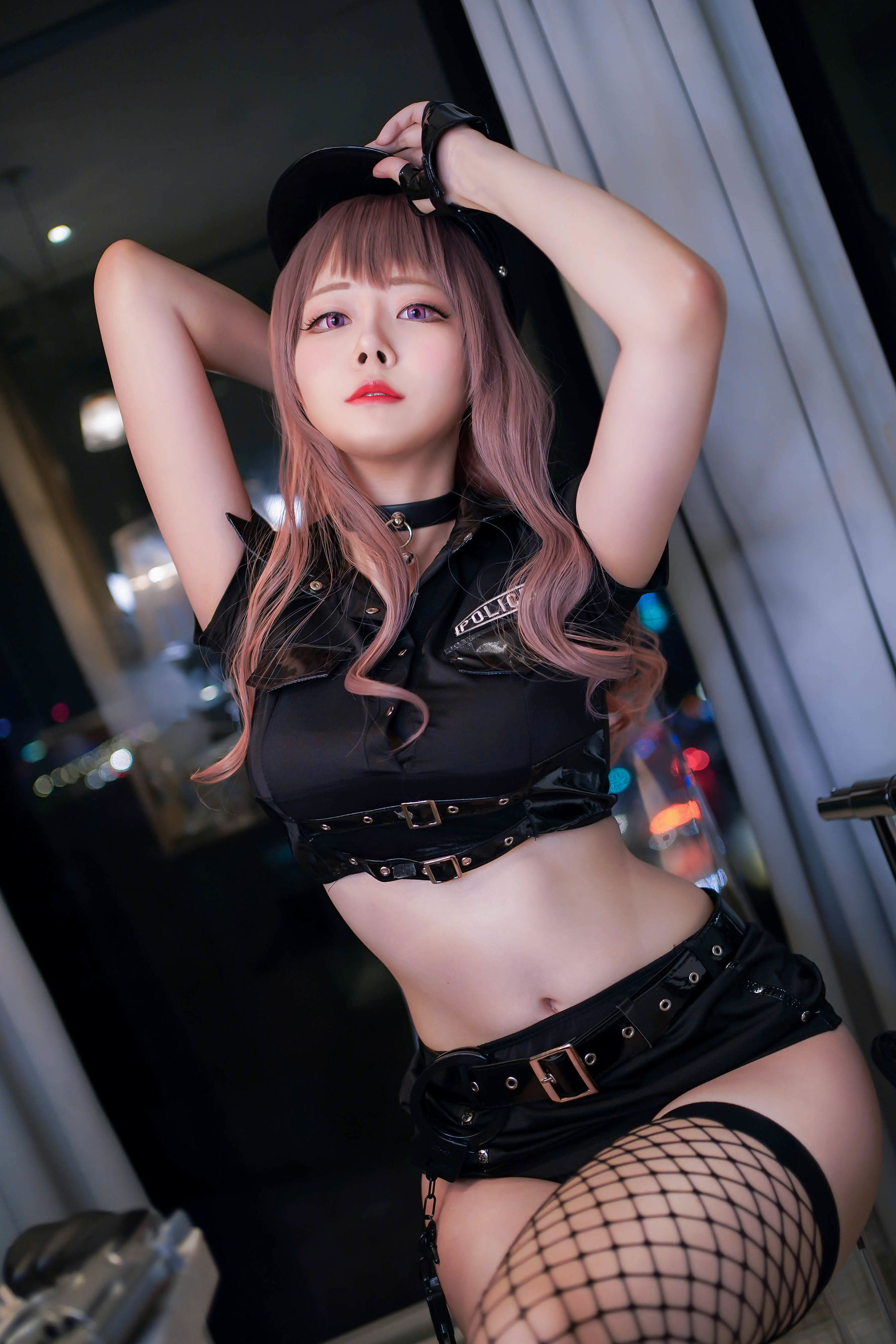 COS妹子Arty亞緹 – 女警网袜 Cosplay-第22张