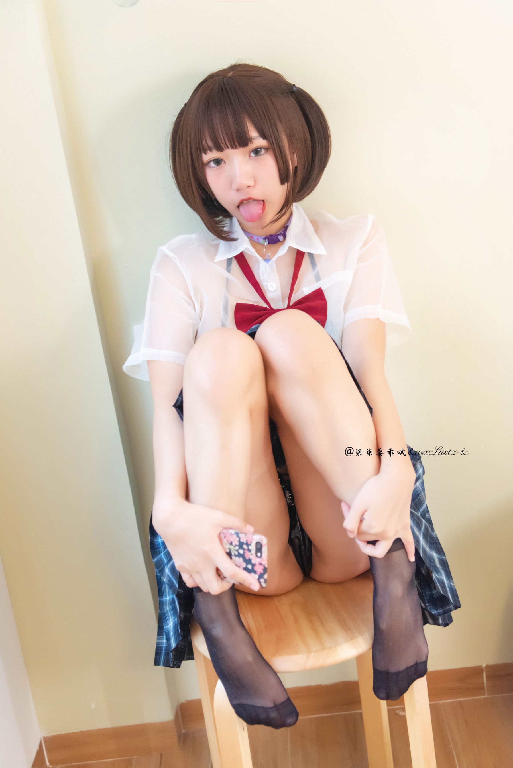 动漫博主柒柒要乖哦 – 晚间约会 Cosplay-第3张