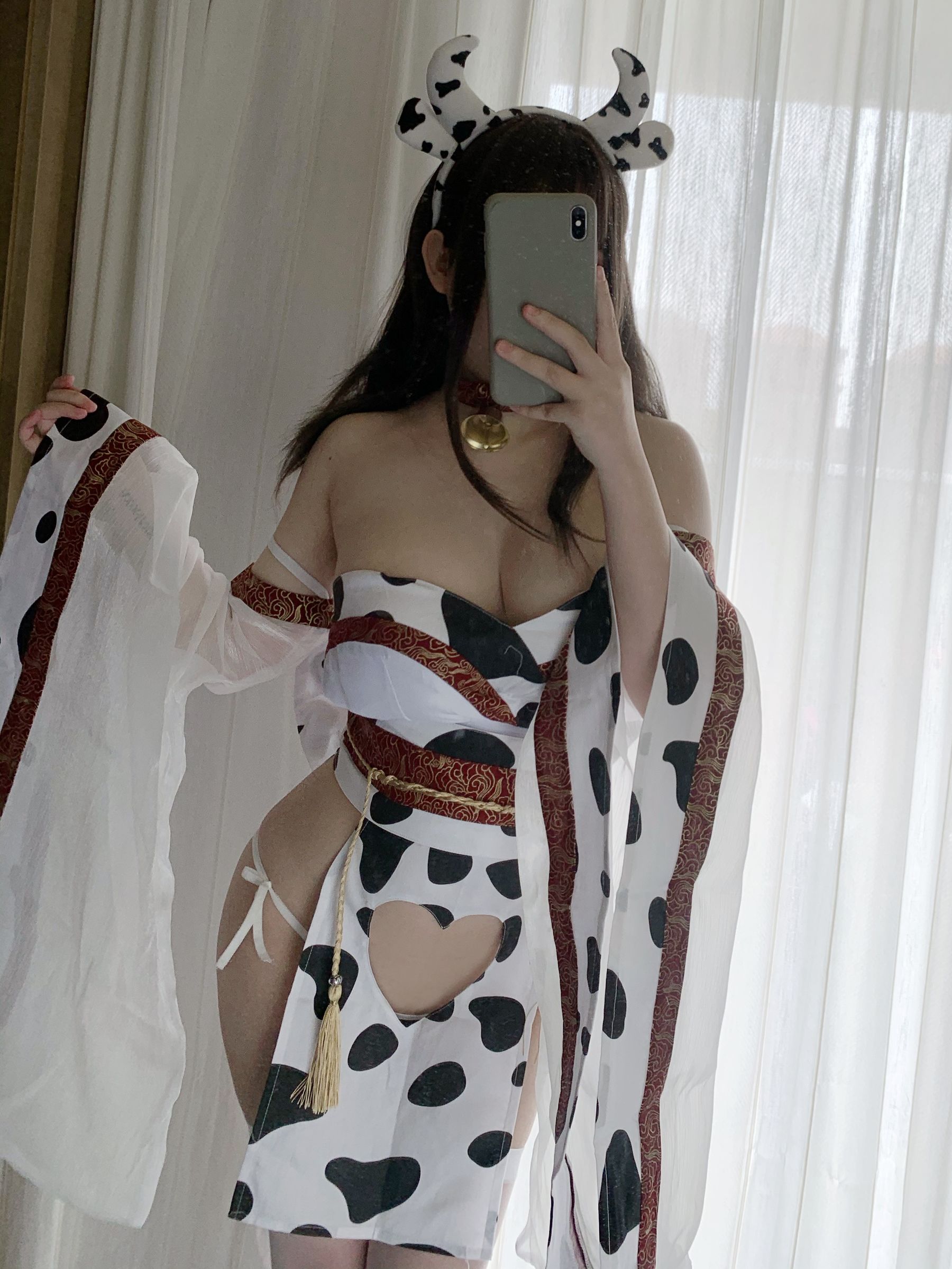 蜜桃少女是依酱呀 – 牛牛和服 Cosplay-第31张