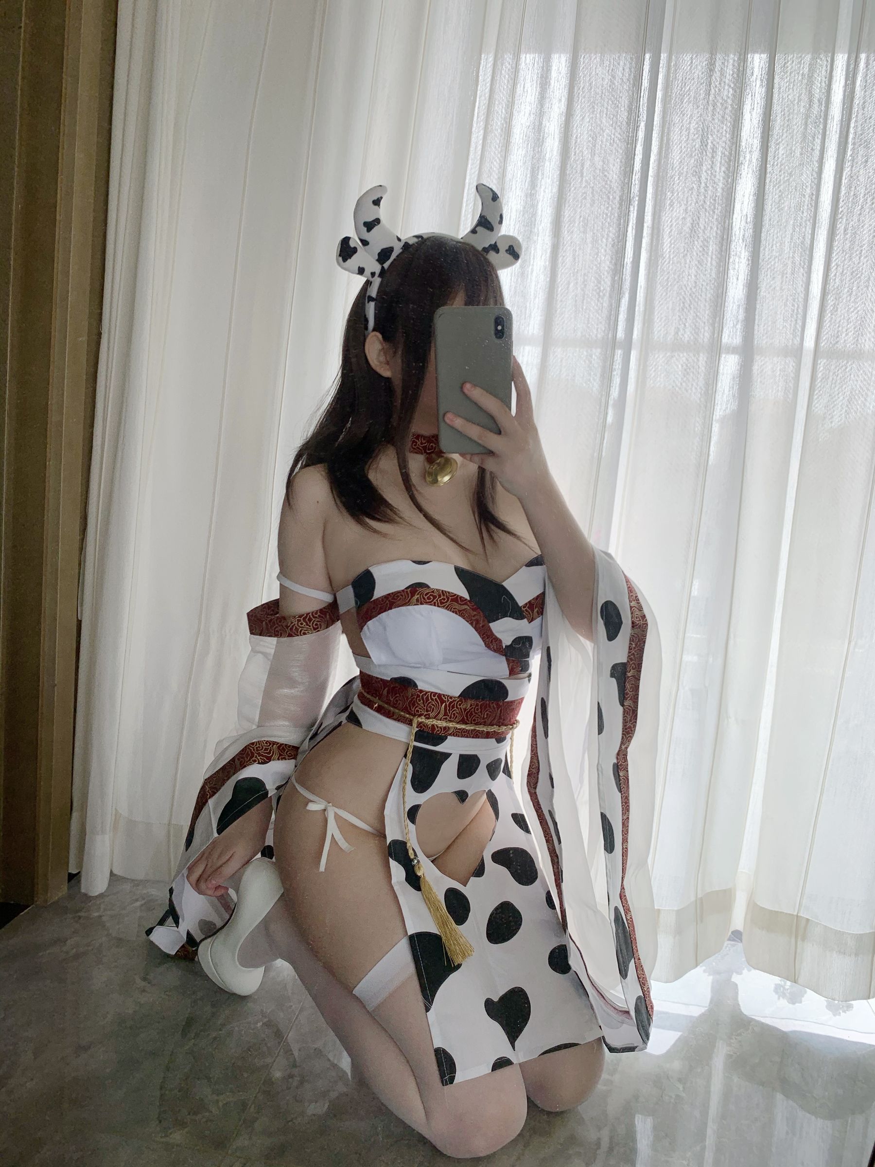 蜜桃少女是依酱呀 – 牛牛和服 Cosplay-第34张