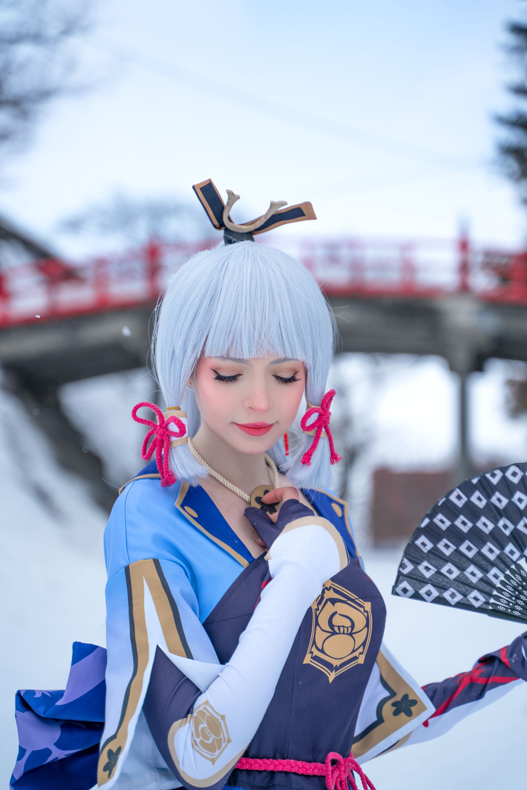Peach milky – Ayaka genshin impact Cosplay-第38张