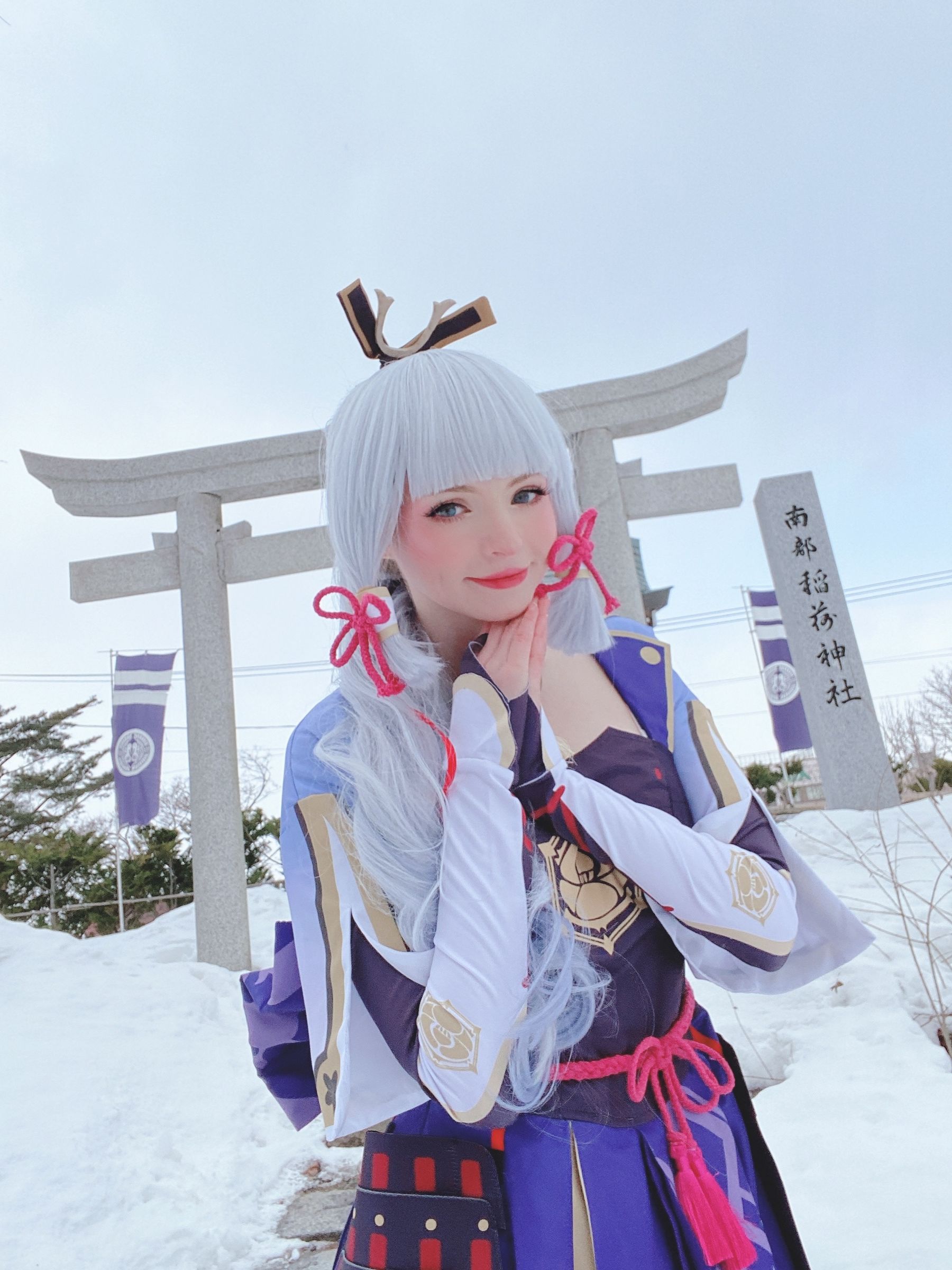 Peach milky – Ayaka genshin impact Cosplay-第5张