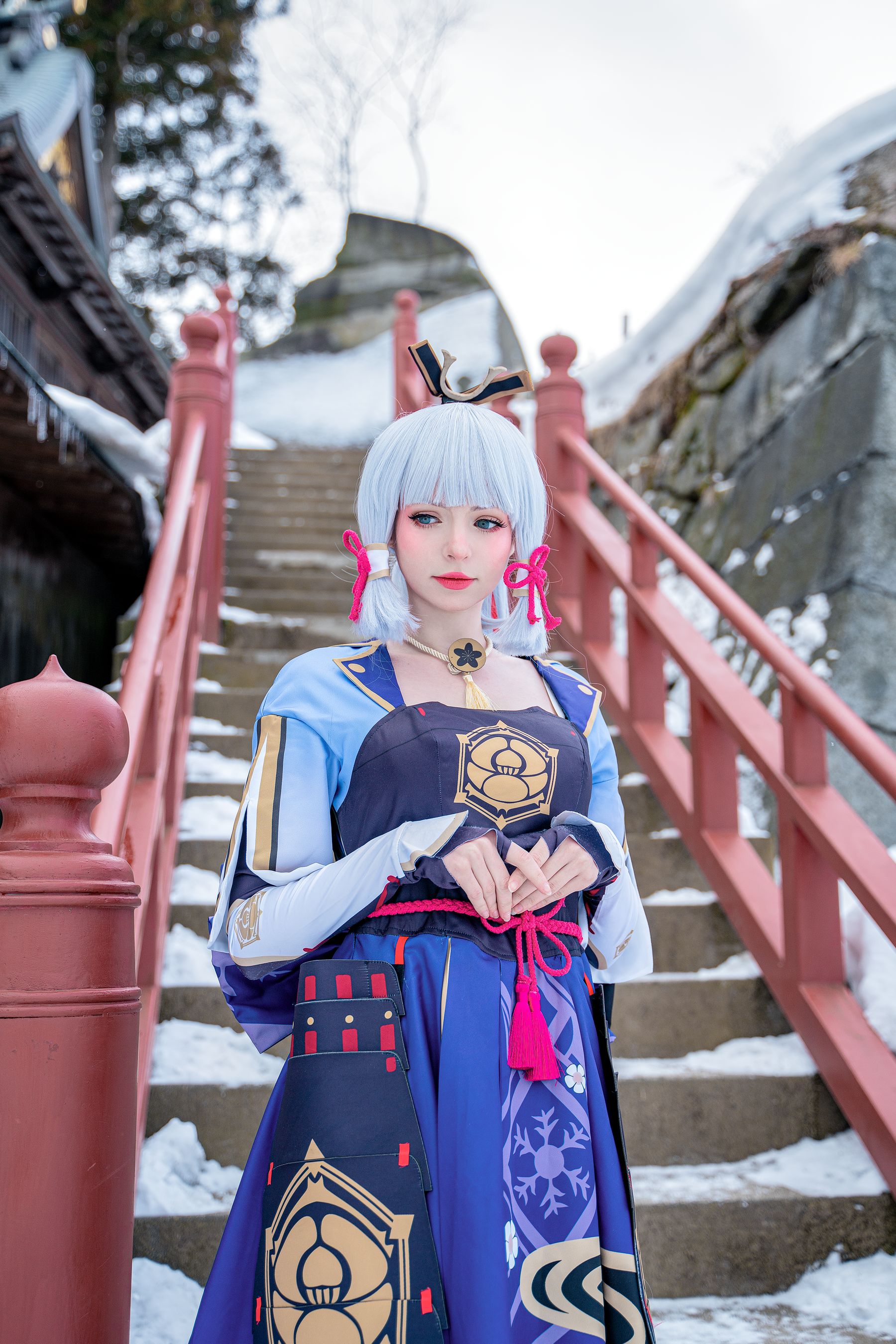 Peach milky – Ayaka genshin impact Cosplay-第34张