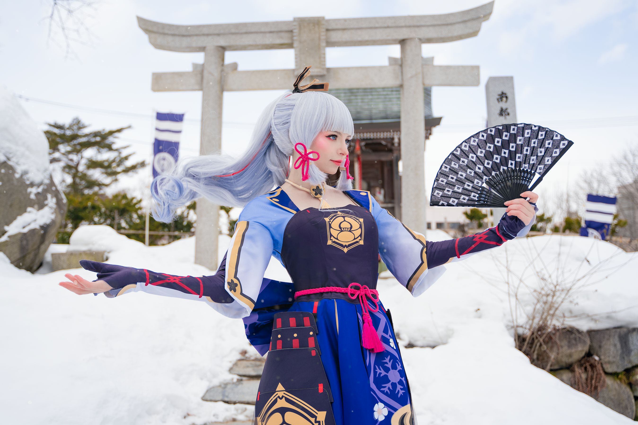 Peach milky – Ayaka genshin impact Cosplay-第2张