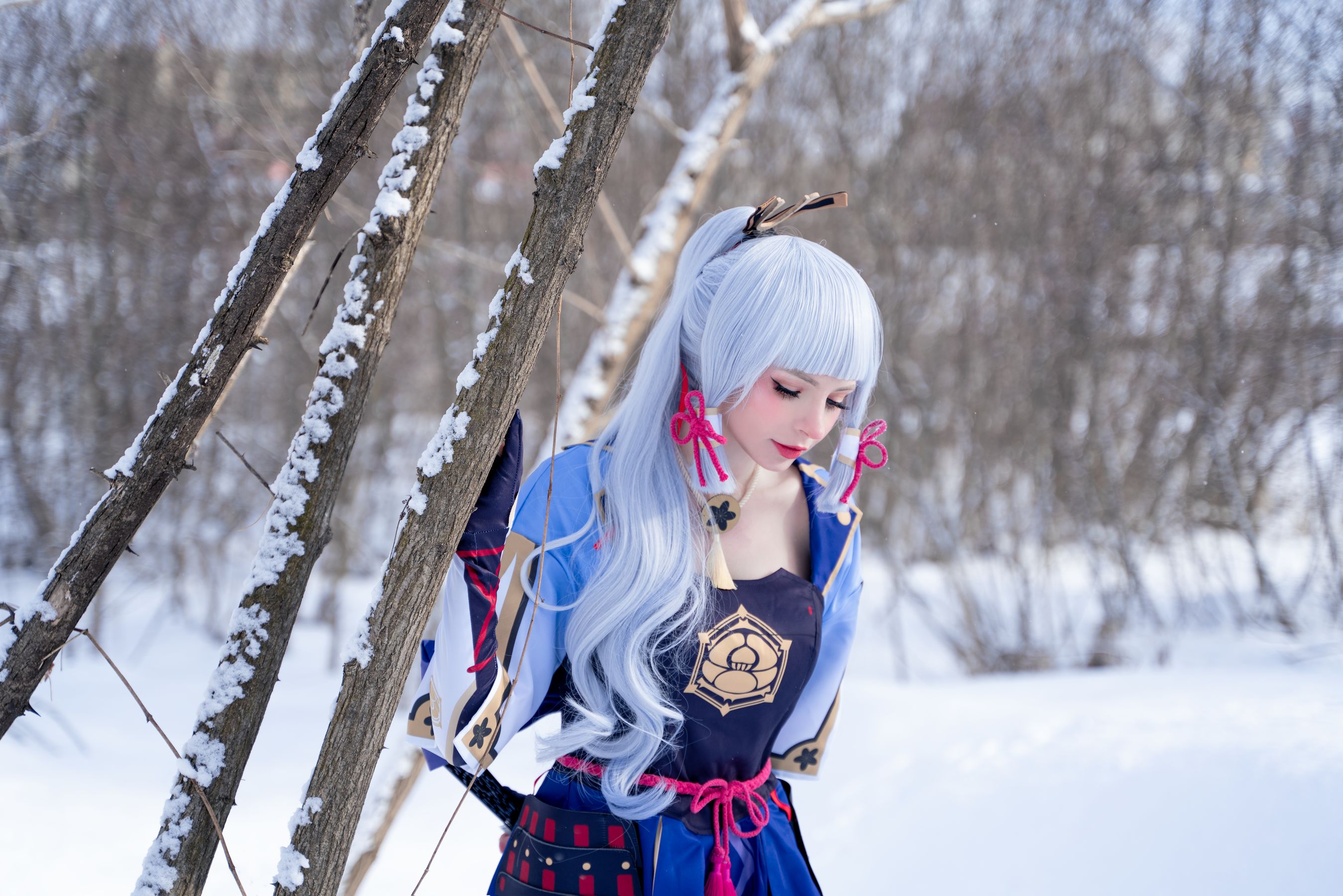 Peach milky – Ayaka genshin impact Cosplay-第36张