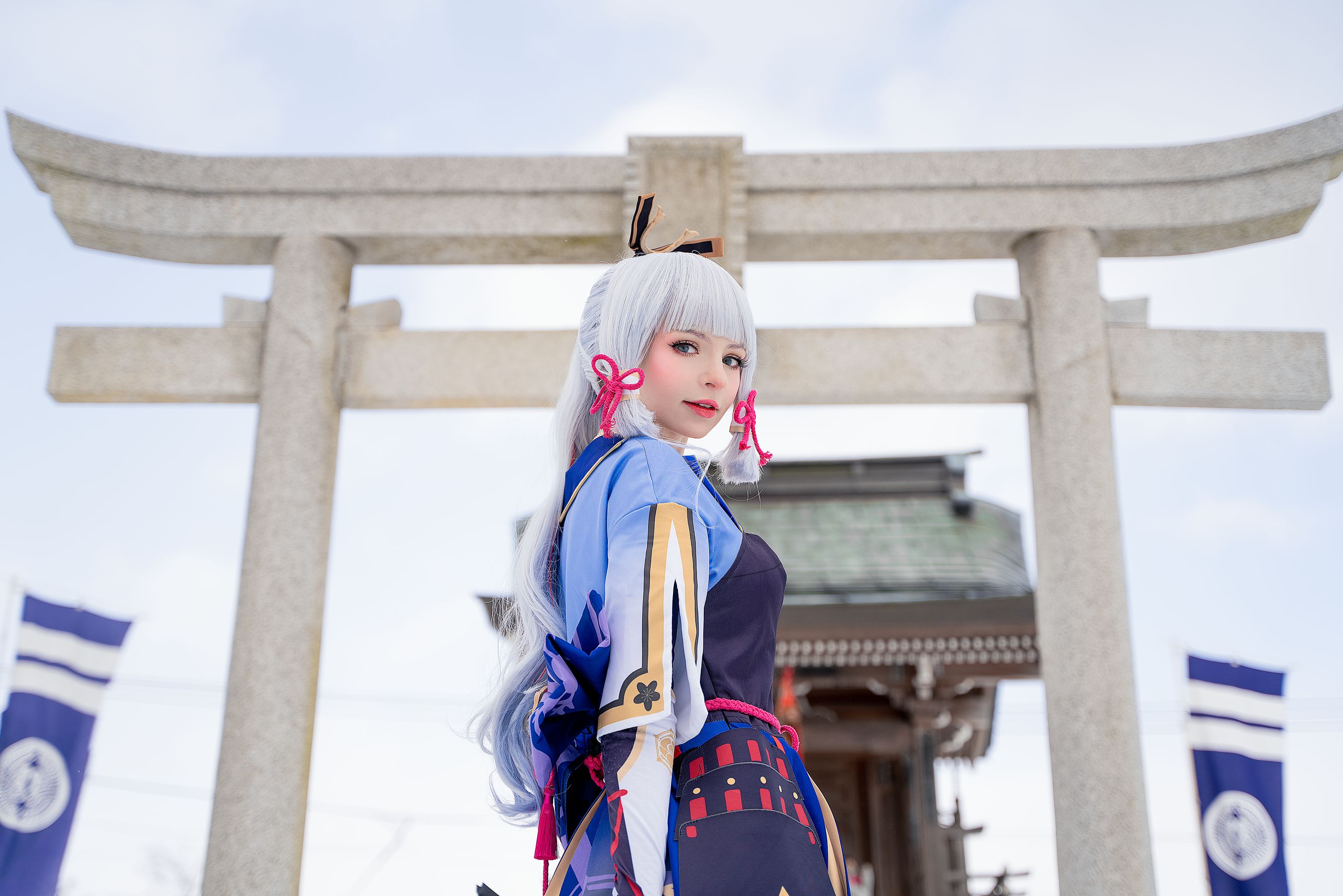 Peach milky – Ayaka genshin impact Cosplay-第26张