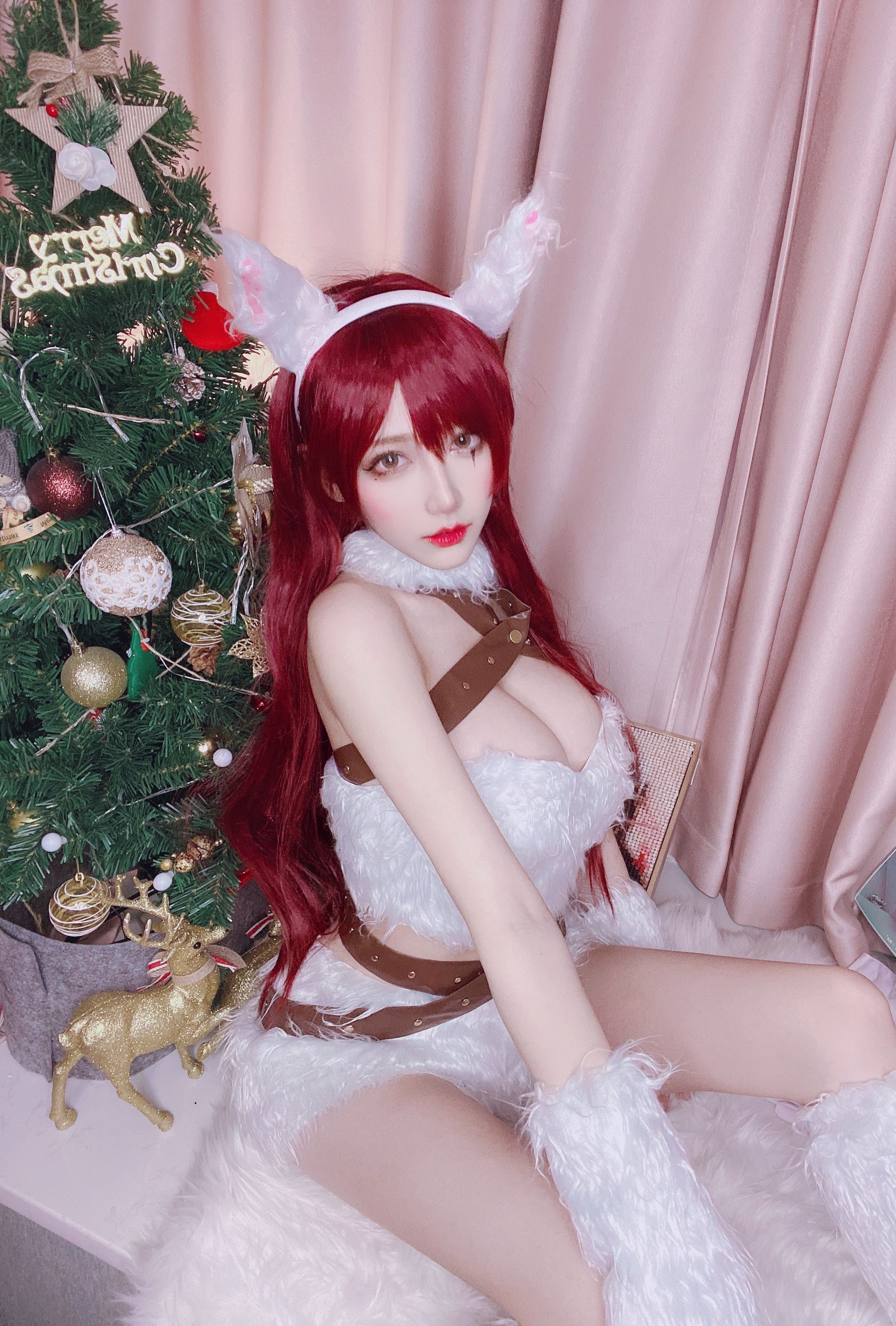 人气Coser啾小妍 – 暗夜猫女 Cosplay-第3张