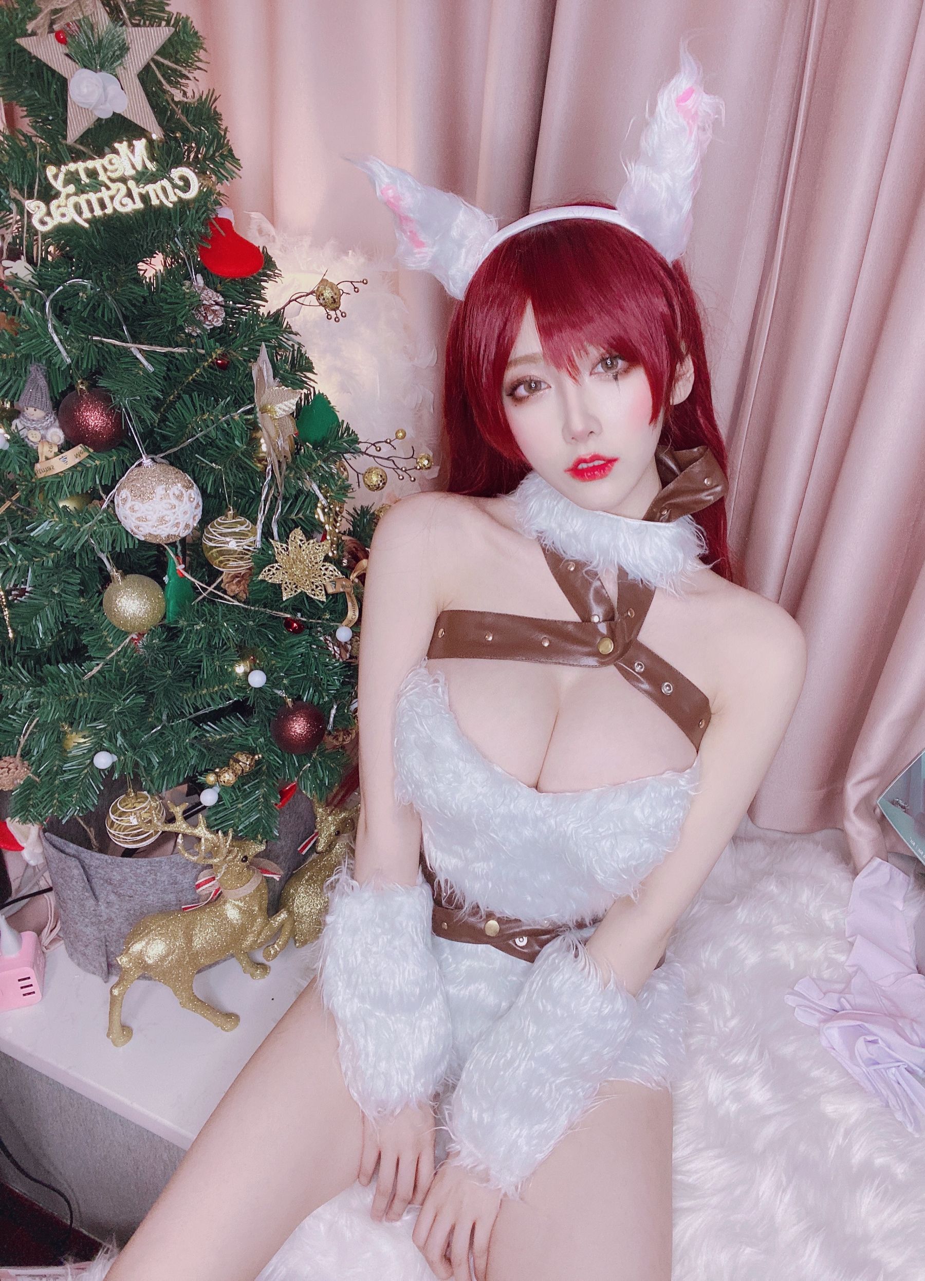 人气Coser啾小妍 – 暗夜猫女 Cosplay-第7张