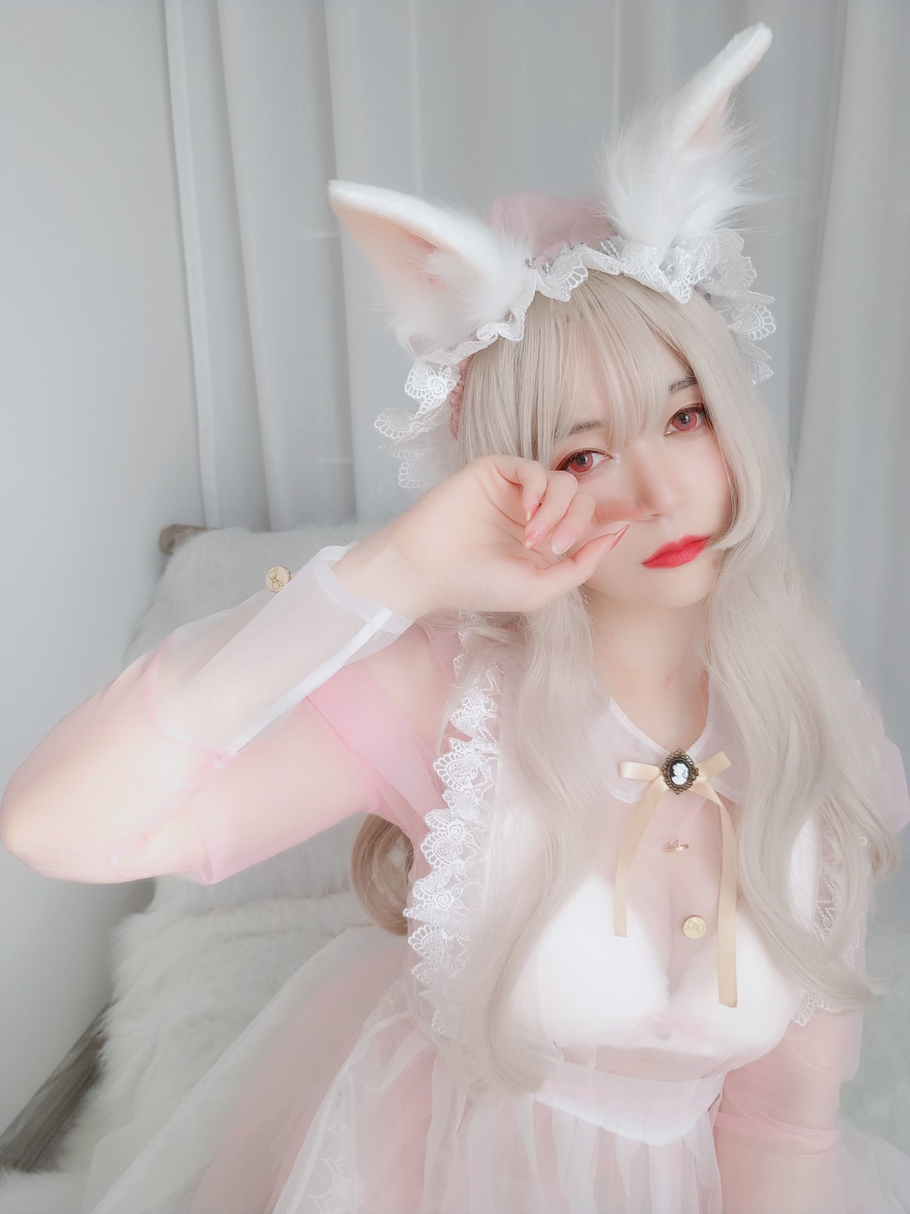 Coser小姐姐白银 女仆小兔子 Cosplay-第2张