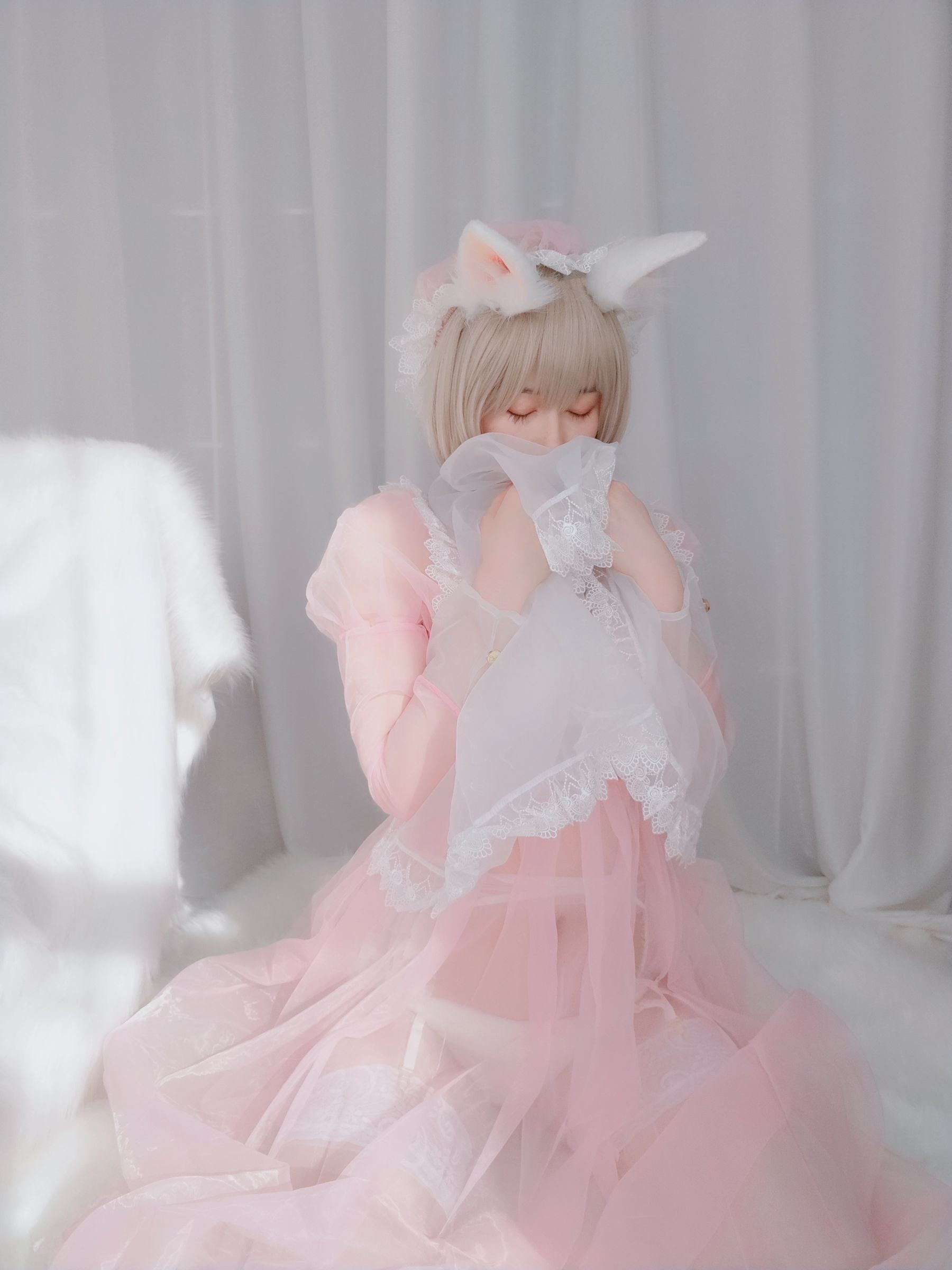 Coser小姐姐白银 女仆小兔子 Cosplay-第5张