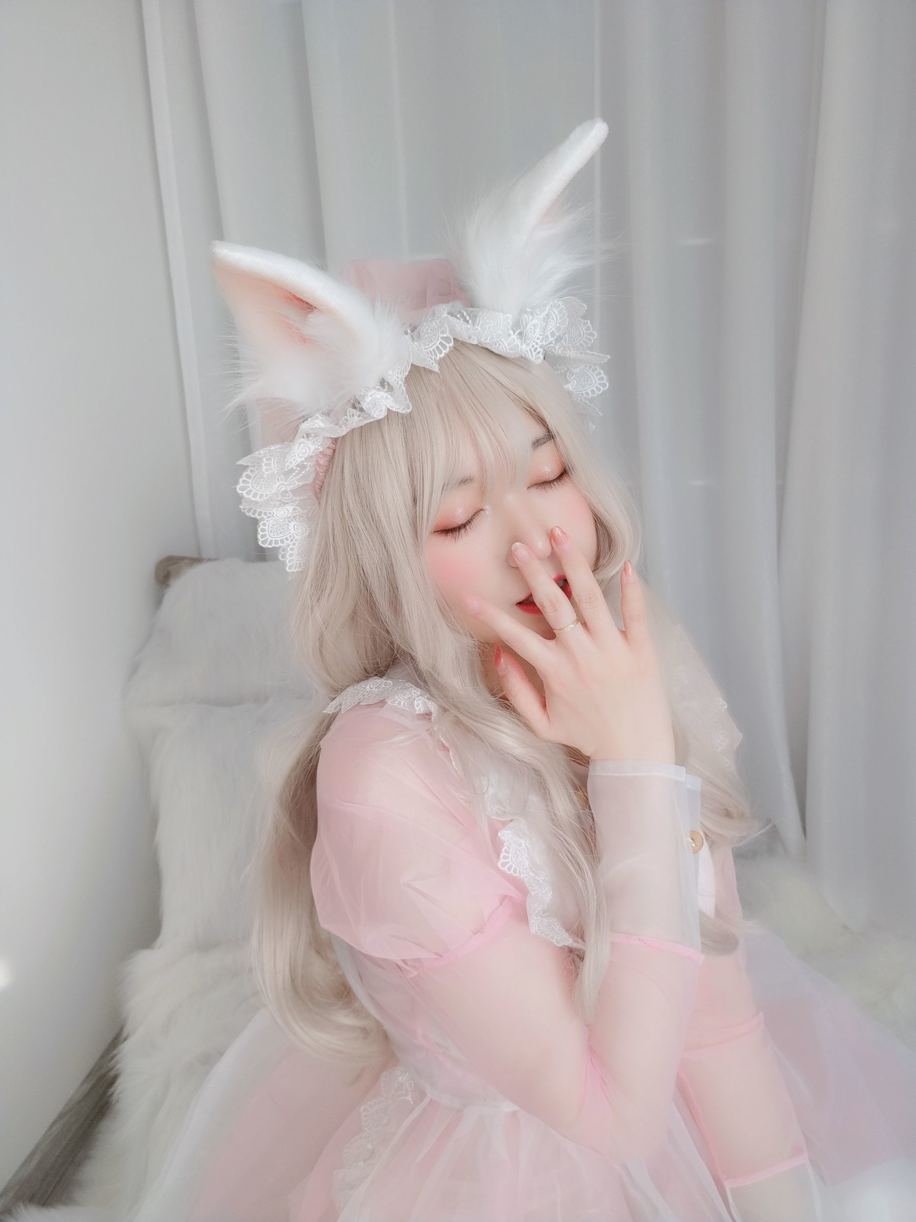 Coser小姐姐白银 女仆小兔子 Cosplay-第8张