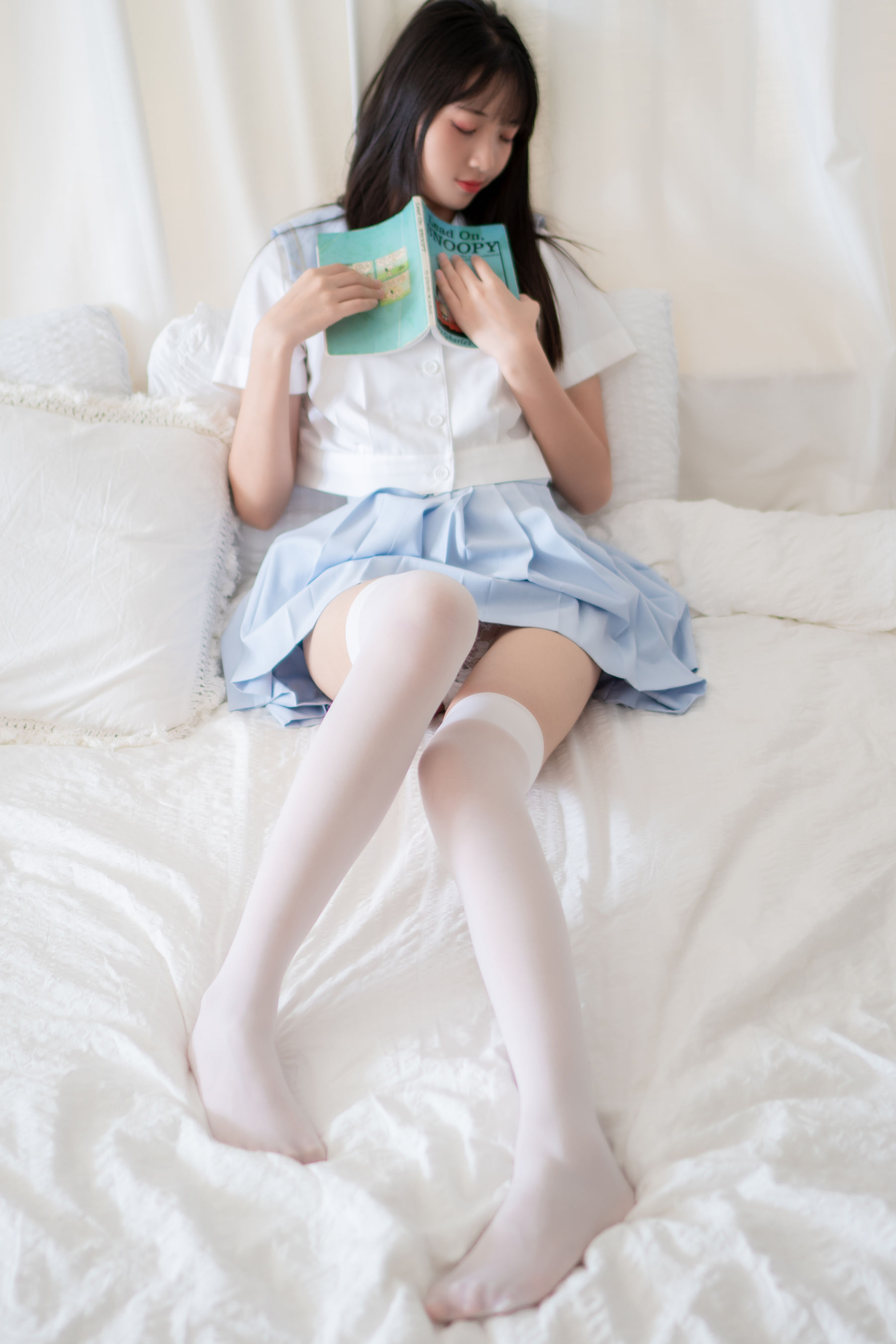 清纯妹子西瓜 – JK学生服 Cosplay-第57张