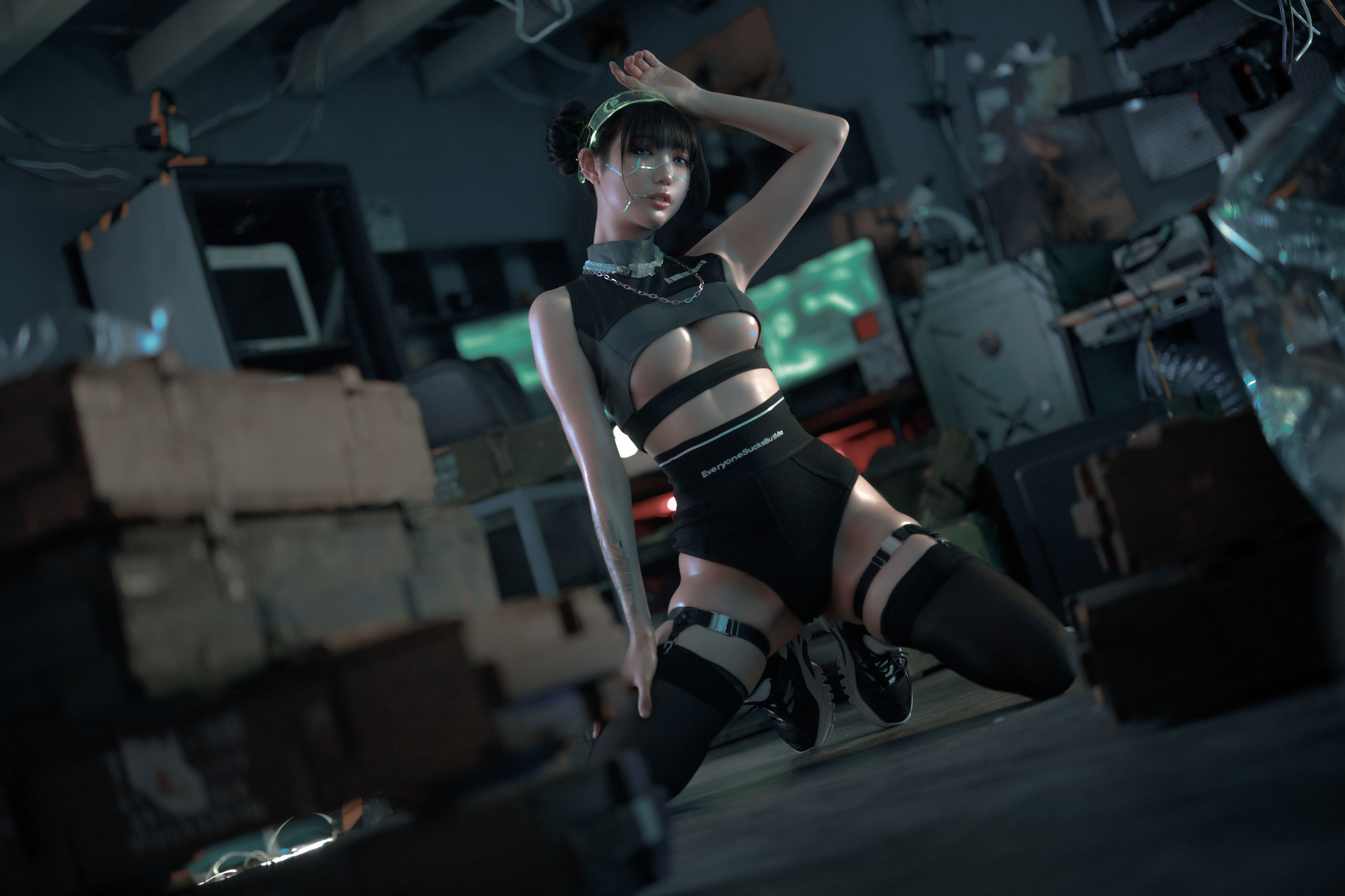 周叽是可爱兔兔 – 仿生人形 Cosplay-第35张
