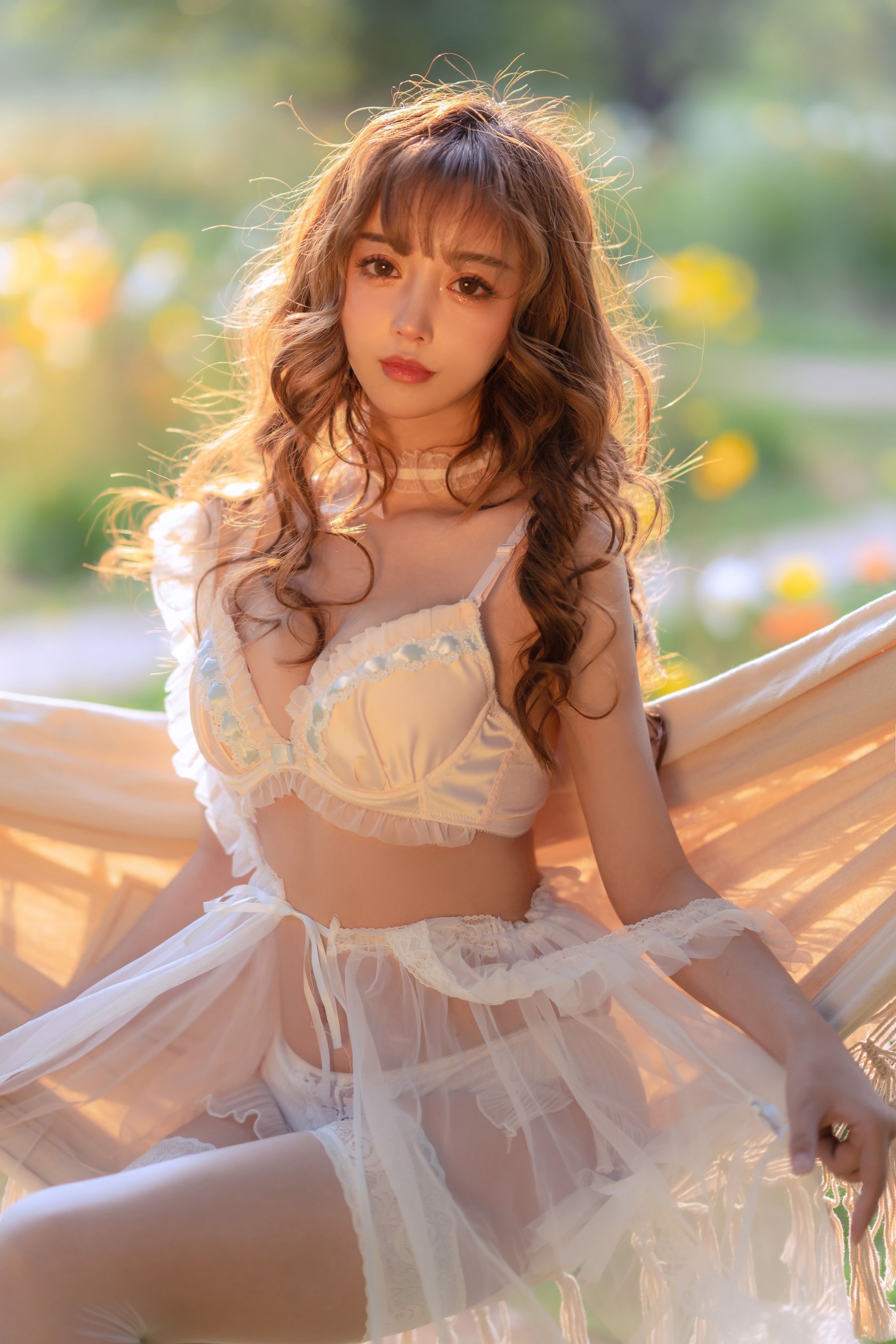 斗鱼米线线sama – 夏日限定 吊床 Cosplay-第5张