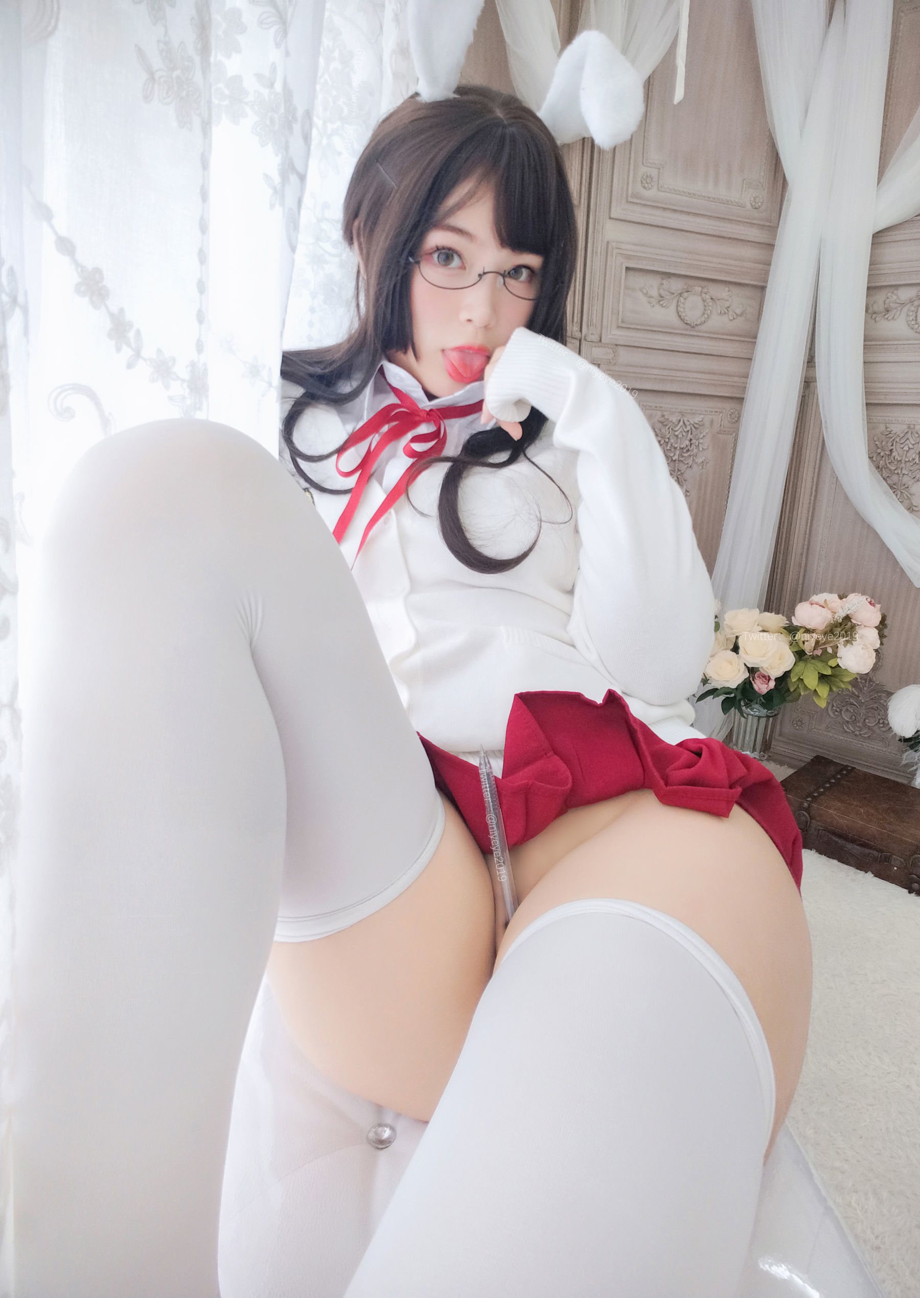 萌系小姐姐-白烨- – 发情期 Cosplay-第45张