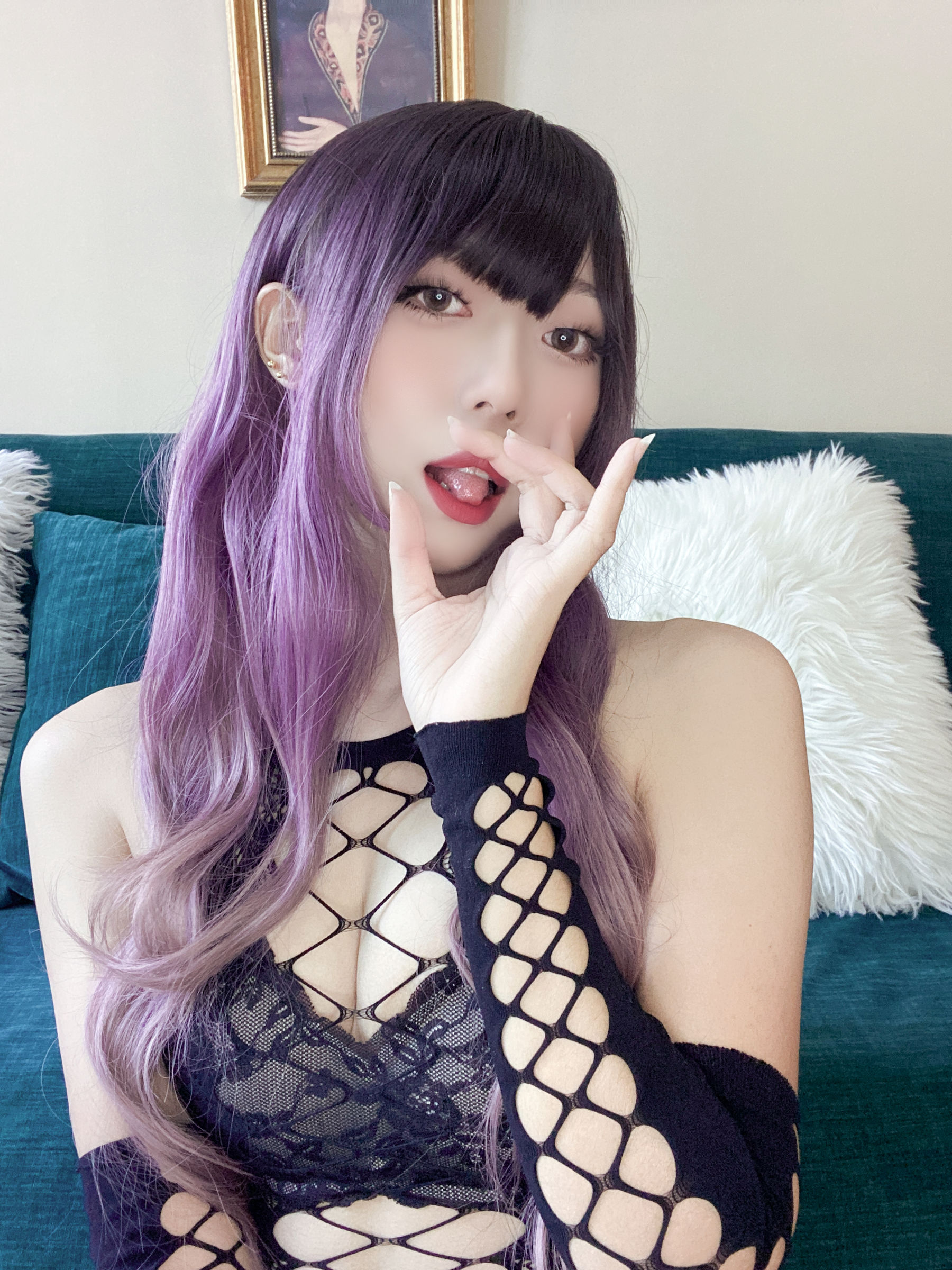 动漫博主Money冷冷 – 花花网衣 Cosplay-第3张