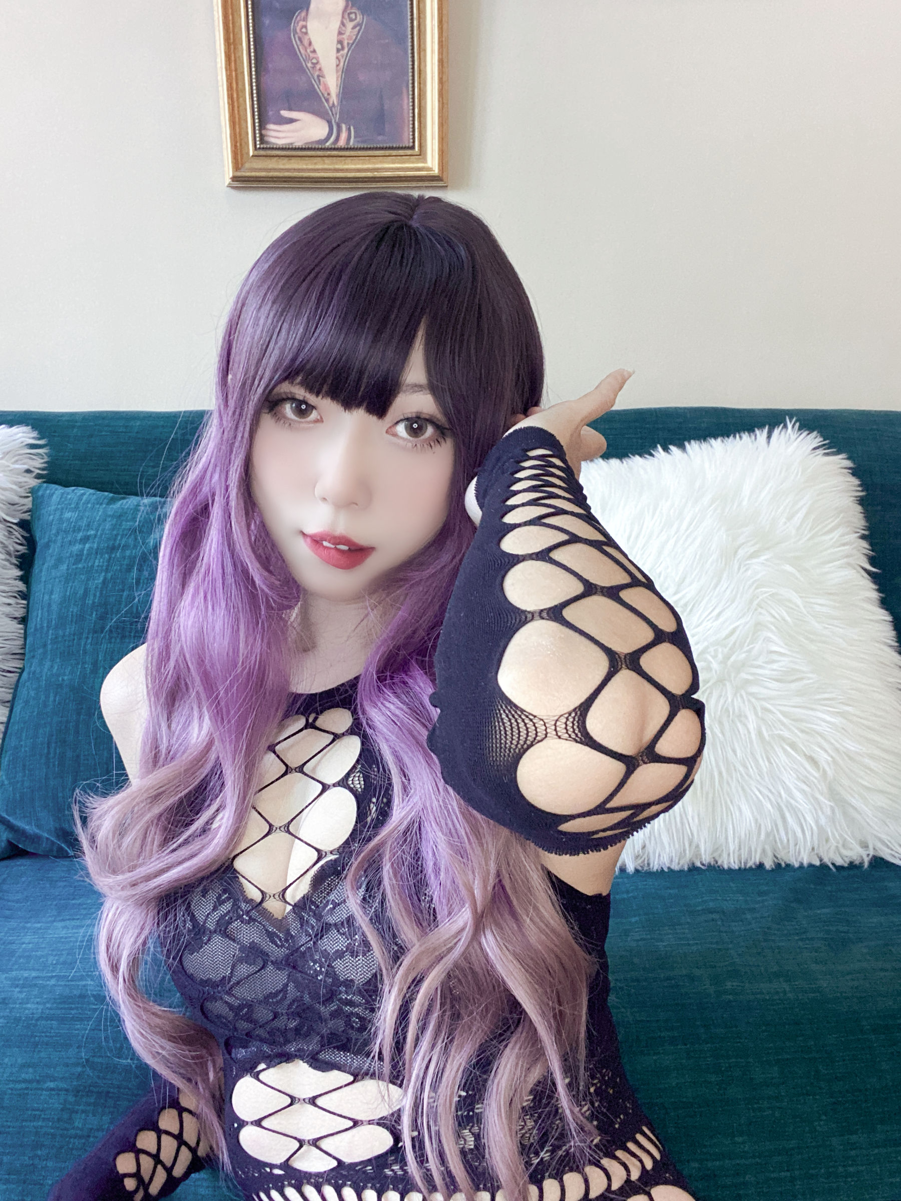 动漫博主Money冷冷 – 花花网衣 Cosplay-第6张
