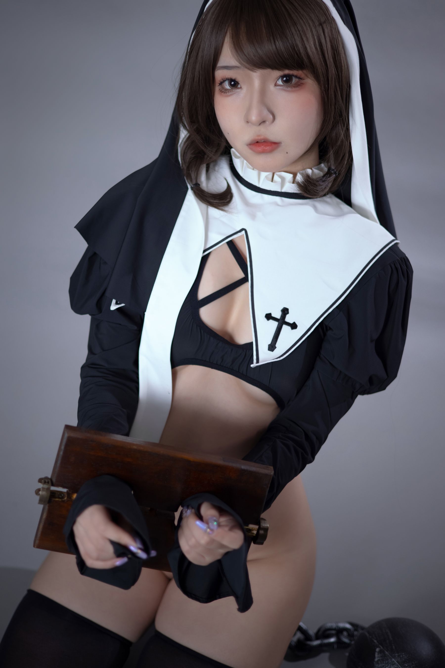 yuuhui玉汇 – 罪罚修女 Cosplay-第6张