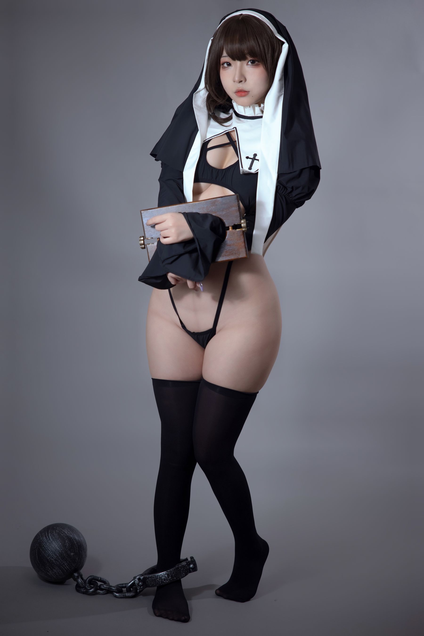 yuuhui玉汇 – 罪罚修女 Cosplay-第70张