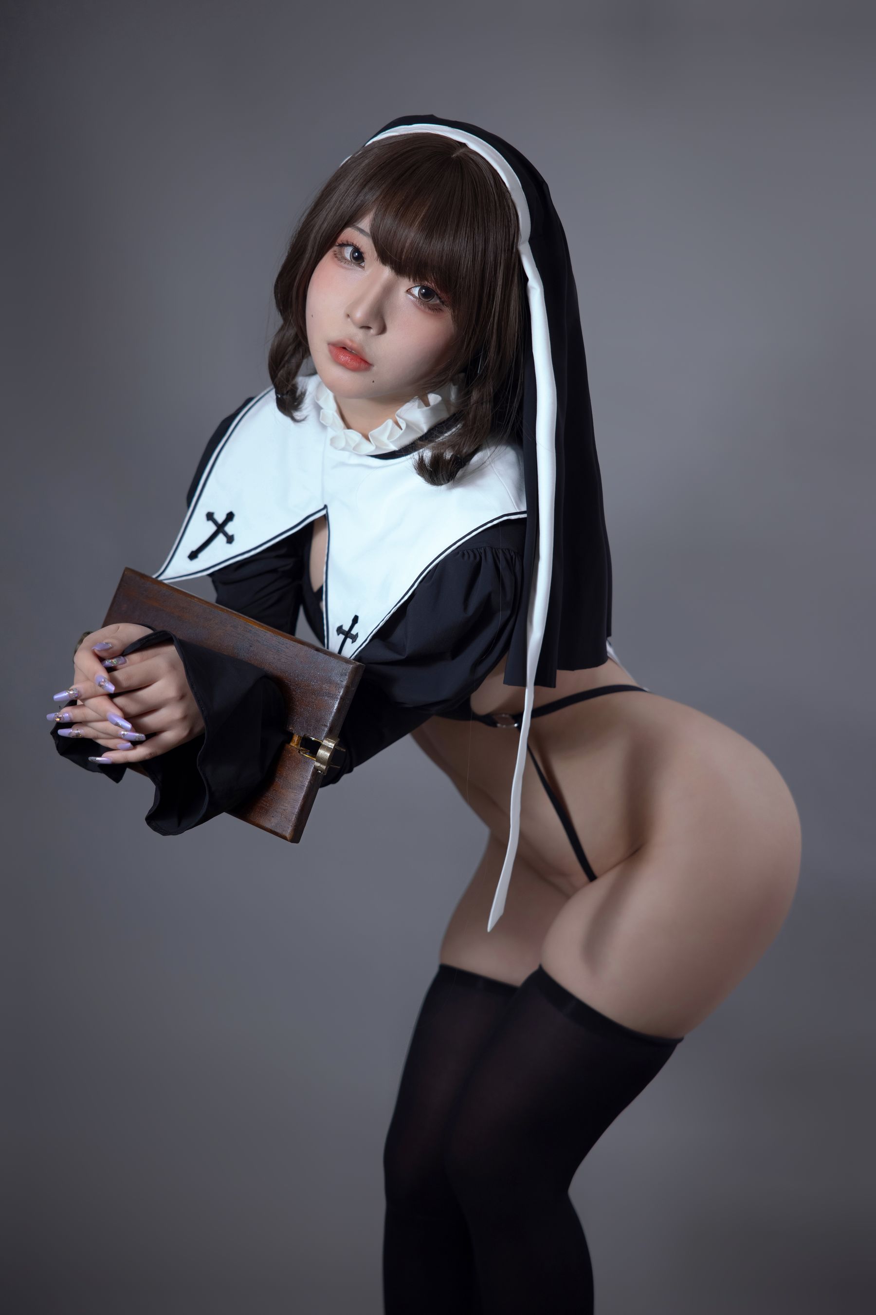 yuuhui玉汇 – 罪罚修女 Cosplay-第73张