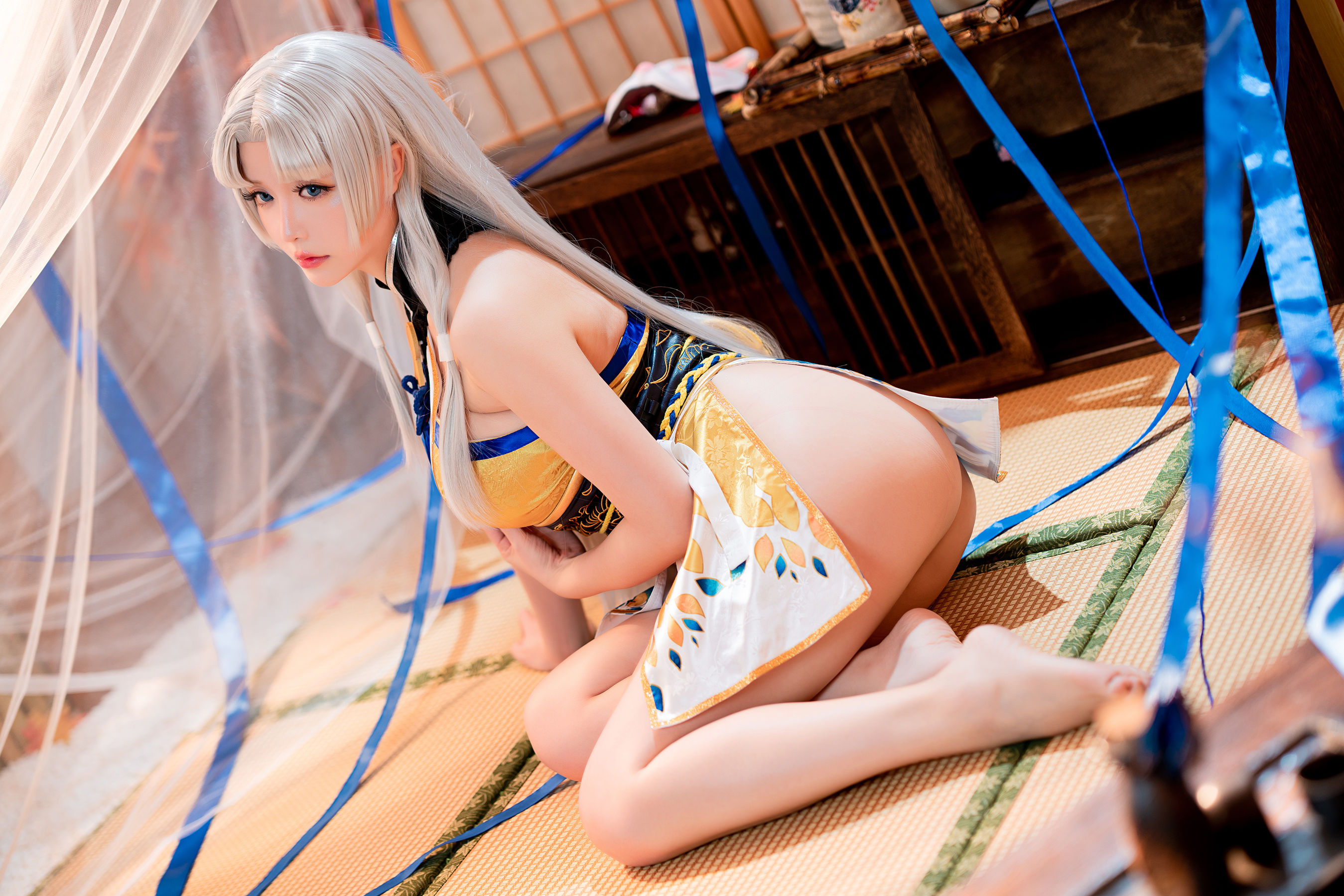 Coser小姐姐星之迟迟 – 胡桃 Cosplay-第9张