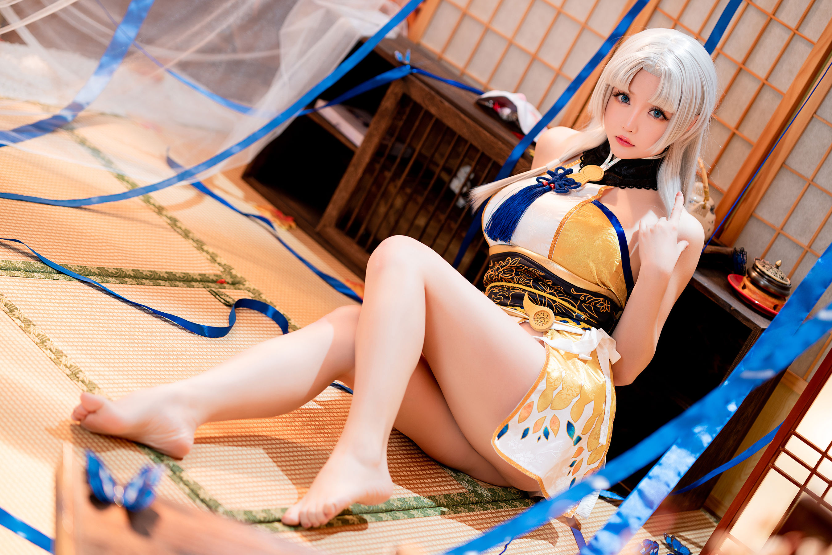 Coser小姐姐星之迟迟 – 胡桃 Cosplay-第5张