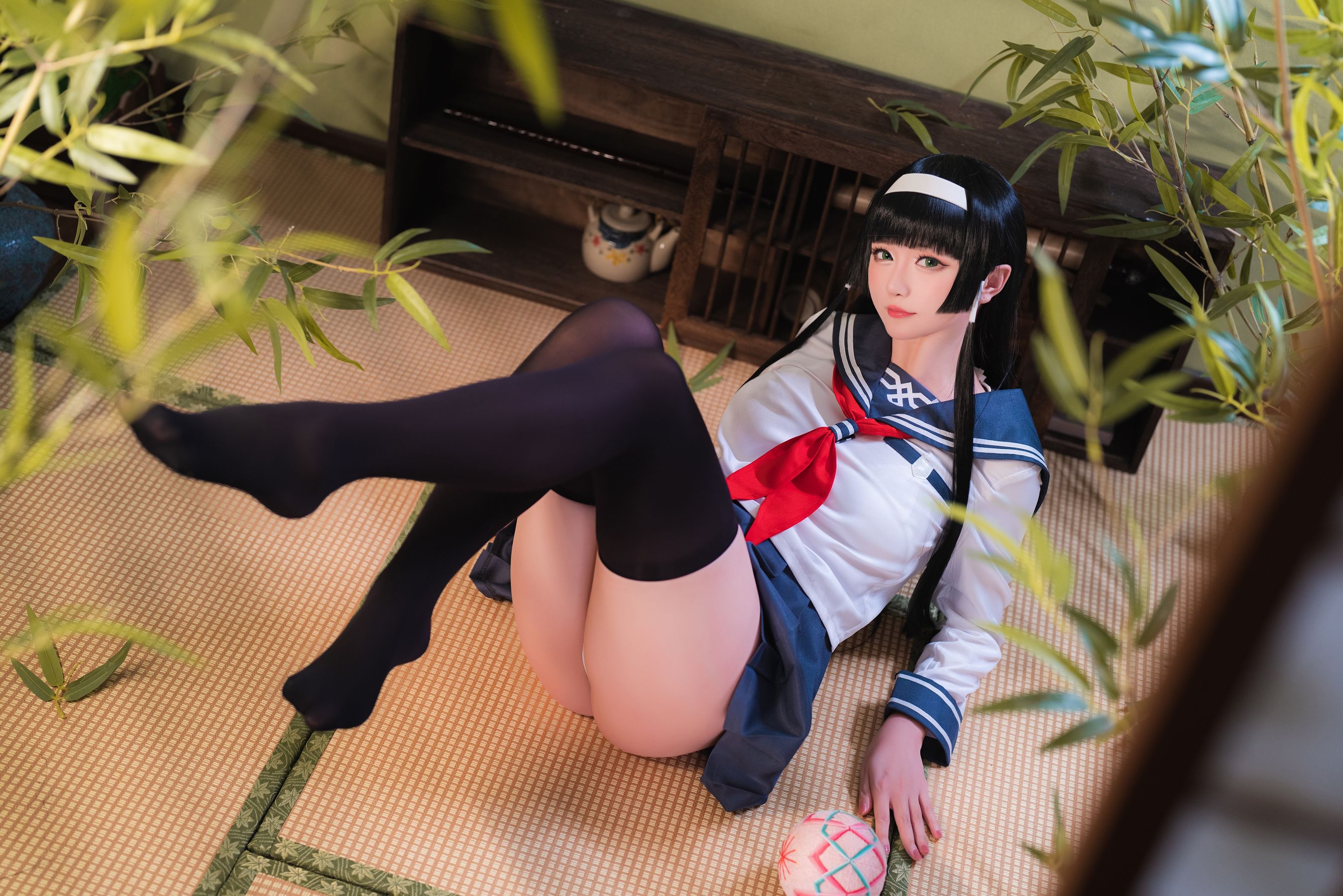 Coser小姐姐星之迟迟 – 莲花JK Cosplay-第1张