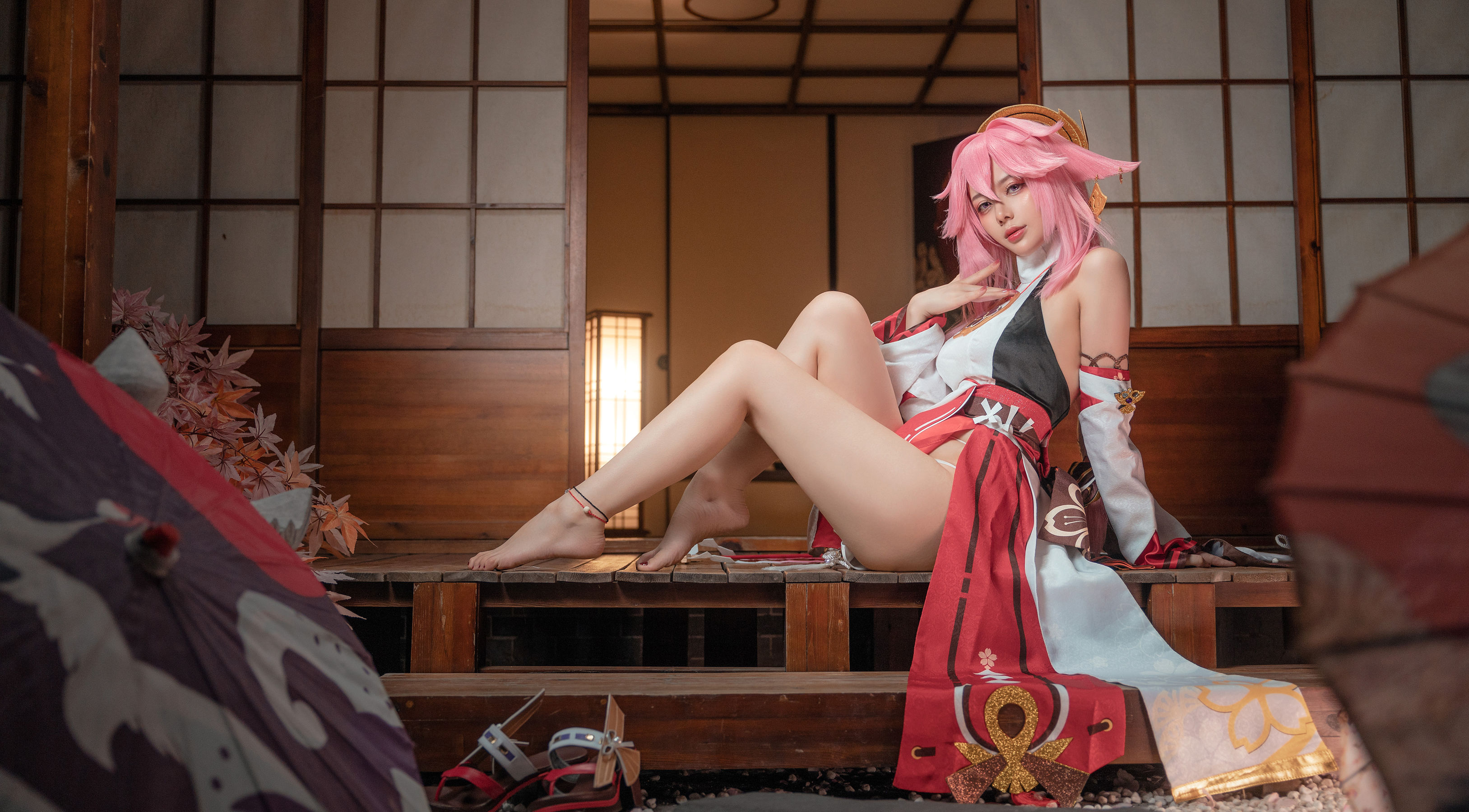 推特阿九 – 八重神子 Cosplay-第6张