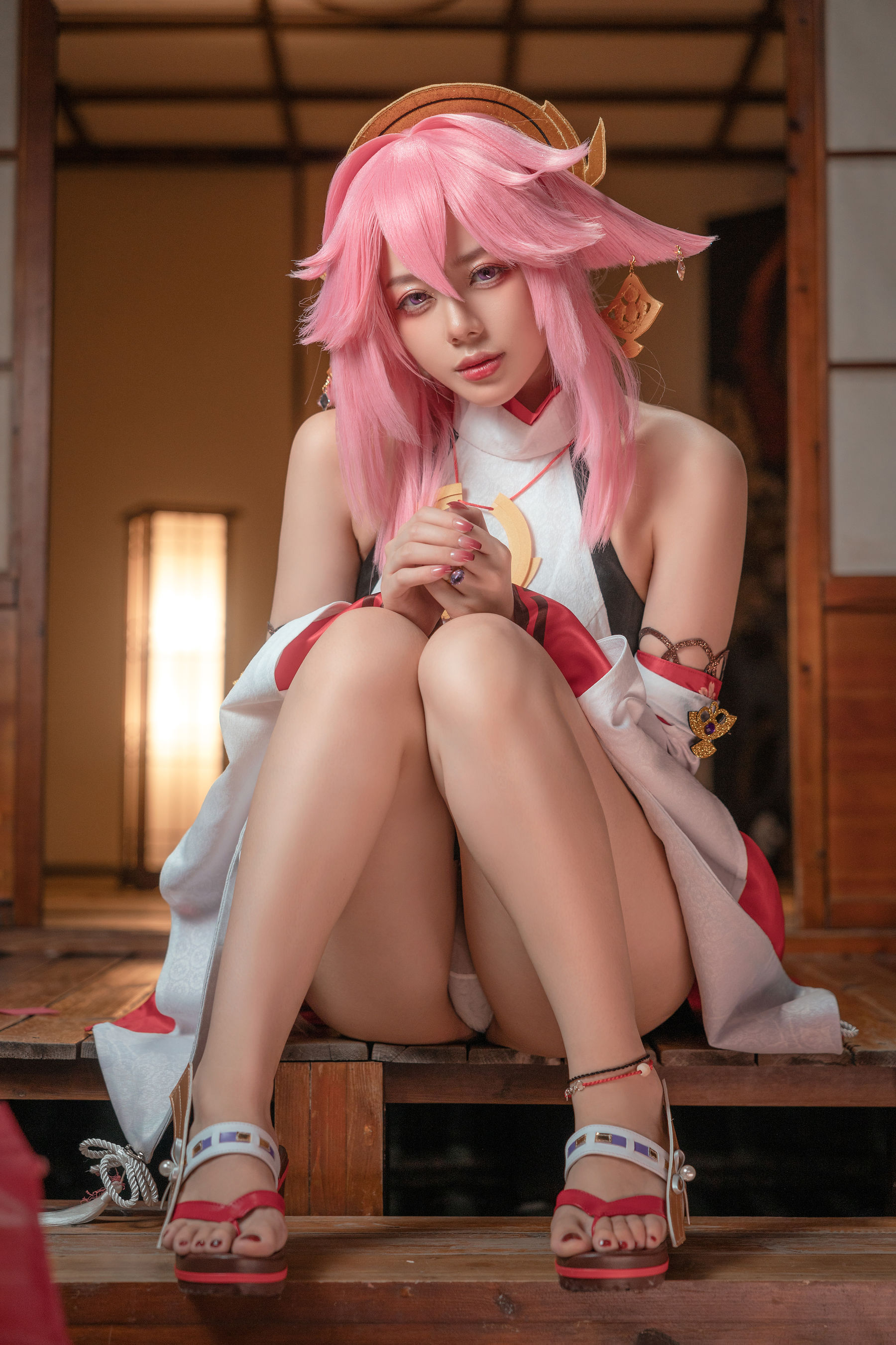 推特阿九 – 八重神子 Cosplay-第7张